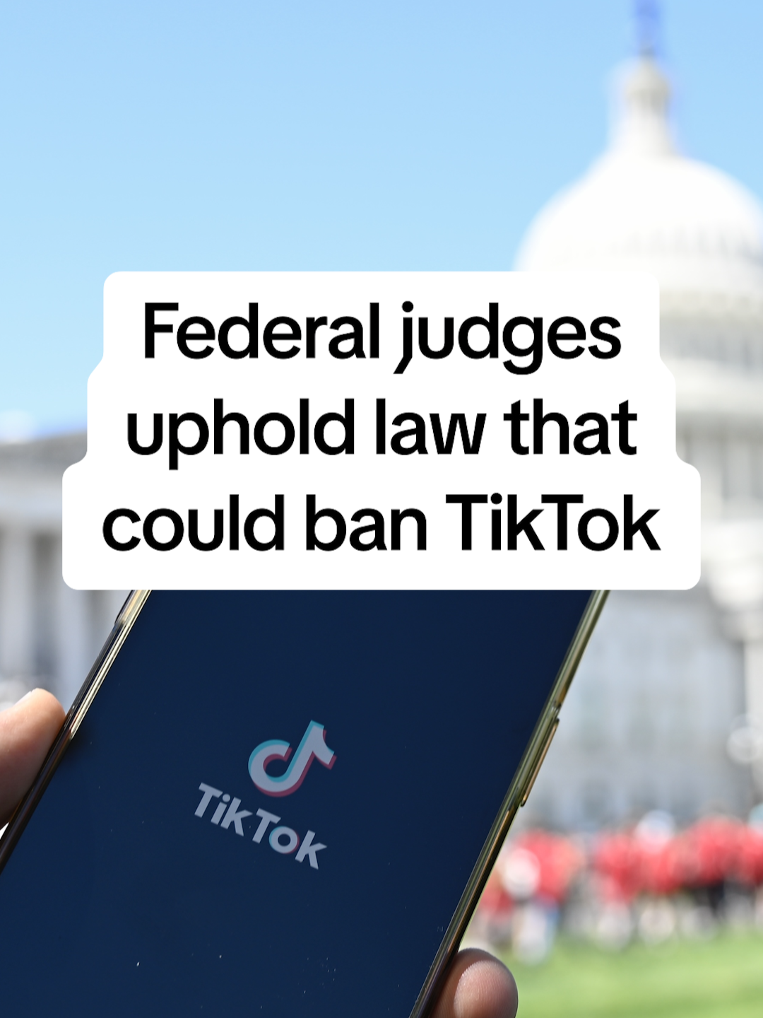 A law that could effectively ban #TikTok in the U.S. has been upheld by a panel of federal judges, meaning its parent company #Bytedance must sell the platform or app stores must remove it beginning Jan. 19, 2025. TikTok is expected to appeal the ruling to the #SupremeCourt, and says it expects the court to protect “Americans’ right to free speech.” #TikTokBan