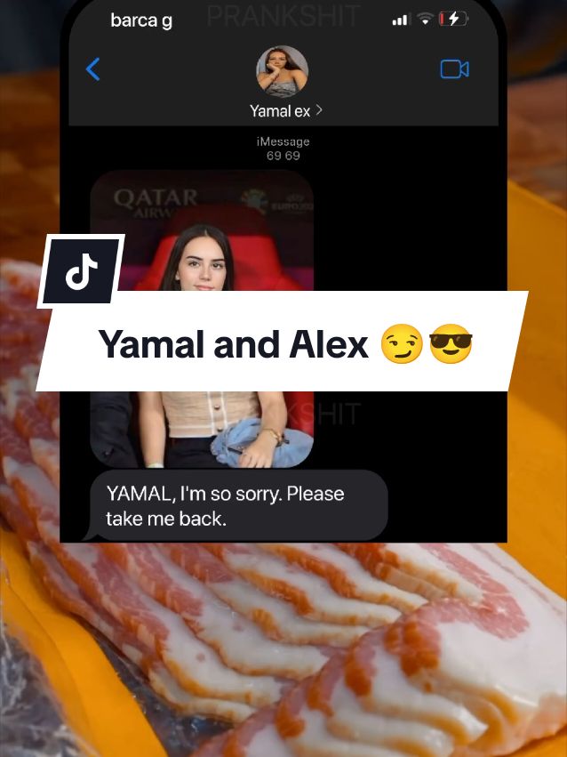 Yamal and Alex 😏 #textstory #footballtiktok #viralvideo #fyp #ai #barcelona #lamineyamal #yamal 