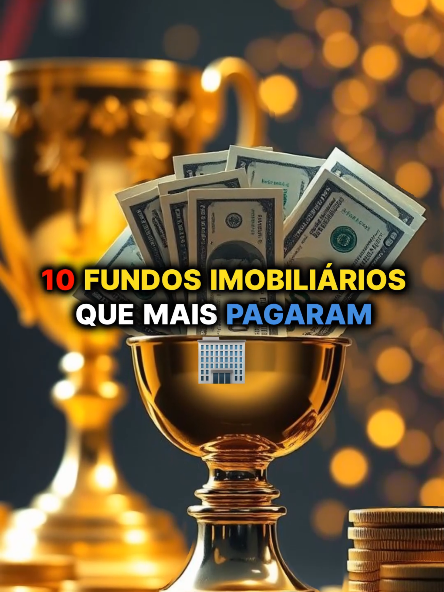 Top 10 Fundos Imobiliários que mais pagaram Descubra  os fundos imobiliários que mais pagaram no último mês e saiba se vale a  pena investir! #Investimentos #Finanças #FundosImobiliários  #RendaPassiva #Dividendos