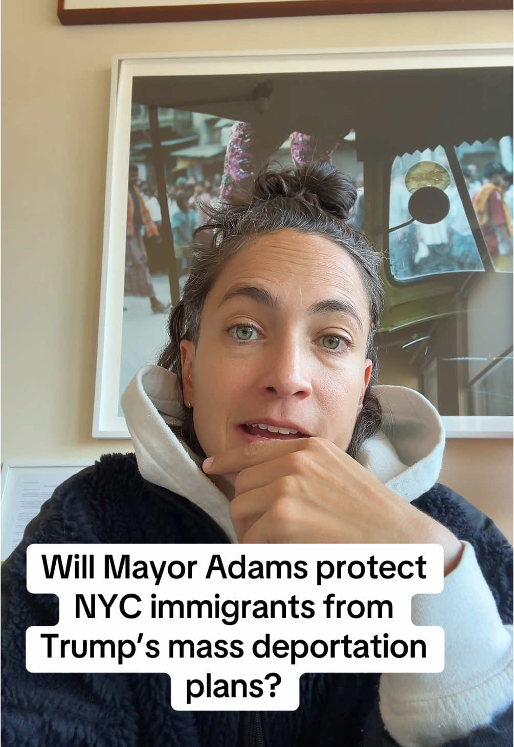 The humanitarian crisis at the border really tested NYC’s moral capacity to honor its sanctuary policies. Now, the Floyd Bennett Field migrant shelter in Brooklyn is the only emergency shelter in NYC that sits on federal land, making hundreds of asylum seekers vulnerable to Trump’s mass deportation plans. The question community members have is: Will Mayor Adams shut down this center or relocate families before Trump takes office? Will he protect immigrants?