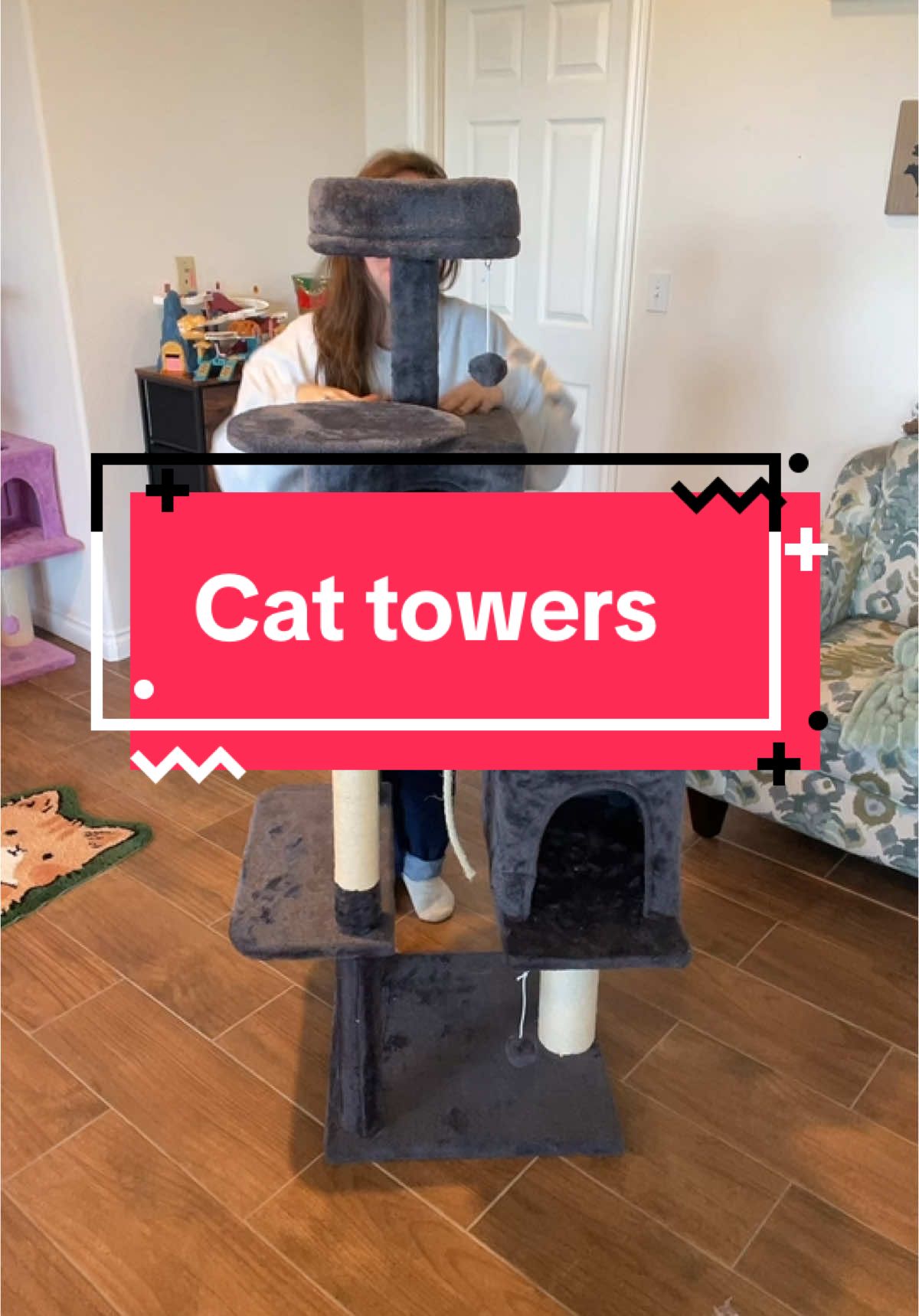 These #cattowers are almost 5ft tall!!! @WeCharmer Store great deals, excellent quality #cat #catlovers #pets #catsoftiktok #cats #TikTokShopHolidayHaul #Holidaydealsforyou #spotlightfinds #giftguide #ttsdelightnow #treasurefinds ##tiktokshopblackfriday #holidayhaulpawfectpicks 