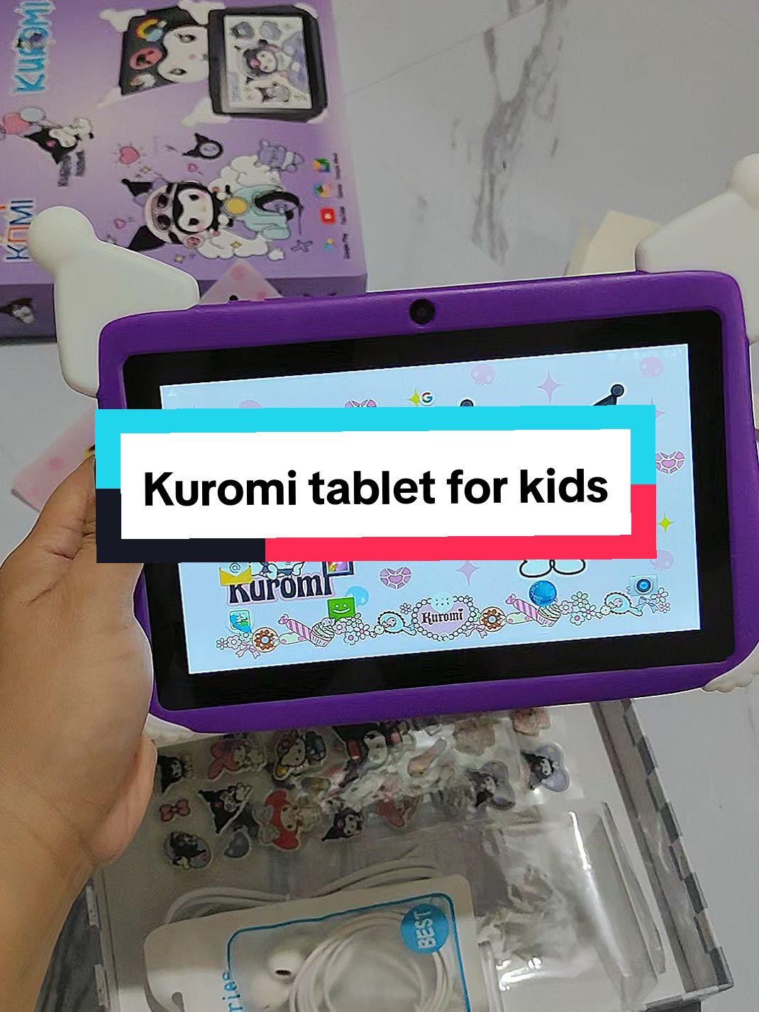 Perfect pang christmas gift✨💟  #kuromitabletforkids #kuromi #fyppppppppppppppppppppppp 