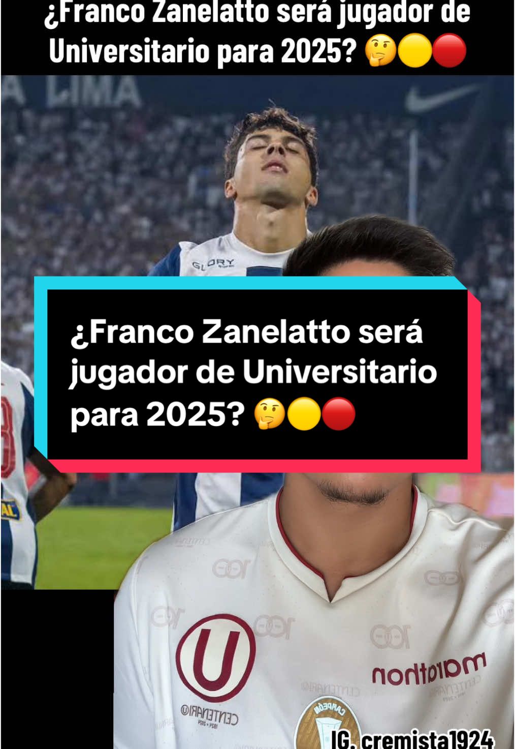 No me vacila para NADA este fichaje teniendo a Ancajima y siempre ha sido cumplidor pero bueno, ojalá no se dé 🥲. Síganme para más, BICAMPEONES ⭐️💛❤️🏆🏆. IG. cremista1924 ✅. #universitariodedeportes #cremista1924 #alianzalima #trincheranorte #comandosvr #barraoriente #ydaleu #arribaalianza #garracrema #soyhinchacrema #los100delúnicogrande #liga1 #futbolperuano #futbol #Soccer #fyp #greenscreen 