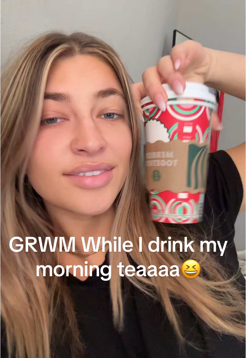 I love a good sip and yap to start off the mornings🙃 this went decent i think😂 im new to this be nice please #creatorsearchinsights #coffee #tea #grwm #fyp #fypシ゚viral #trending 