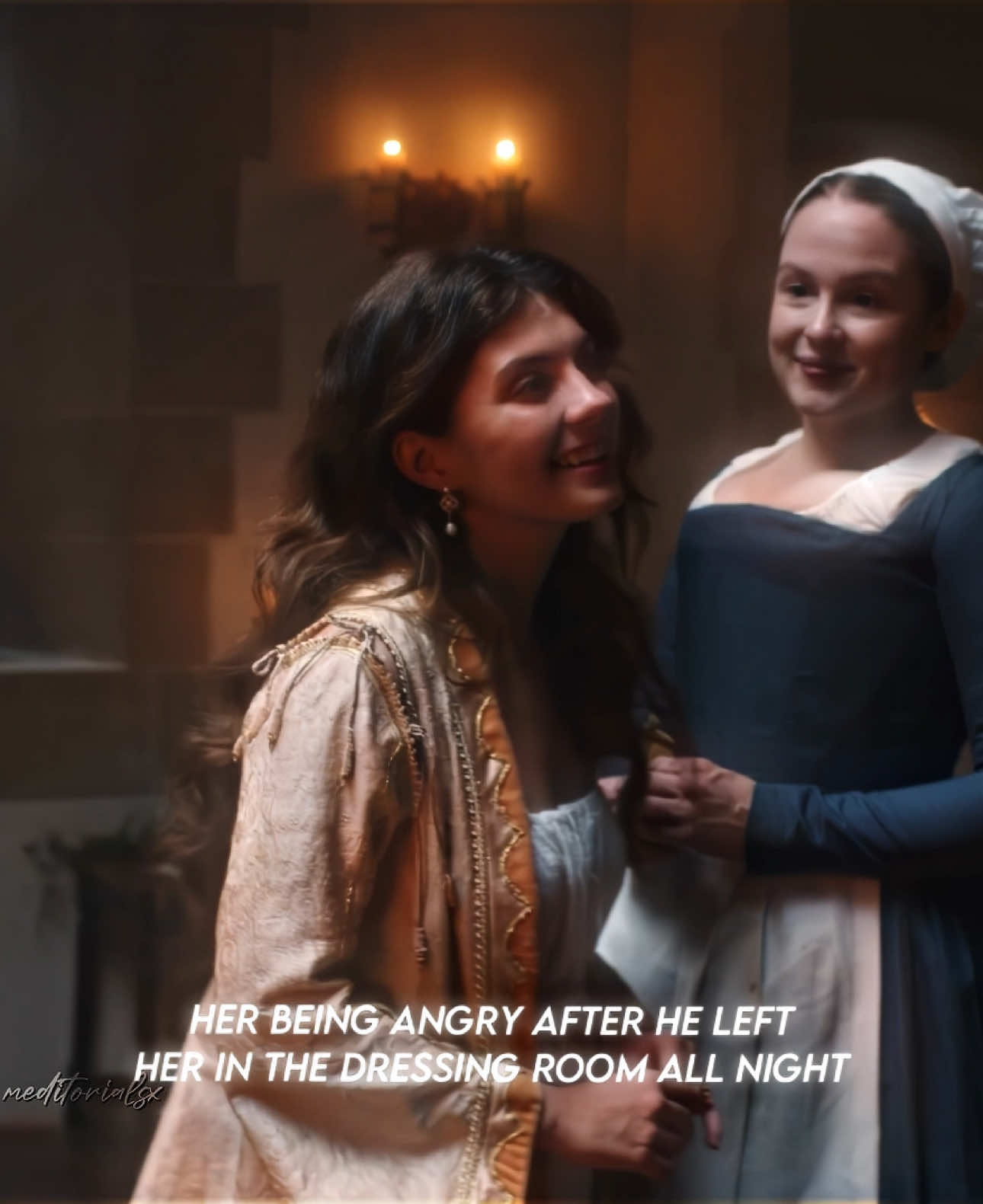 “i’m sure he does”😭 it’s funny the way she almost forgot #myladyjane #myladyjaneseries #myladyjaneedit #savemyladyjane bio #ladyjanegrey #emilybader #edwardbluemel #janeandguildford #janeandguildfordedit #fypシ゚viral #trending #primevideo #guildforddudley #enemiestolovers #lordguildforddudley #perioddrama #edit #tvseries #acting #funny #BookTok #plottwist #romcom #couple