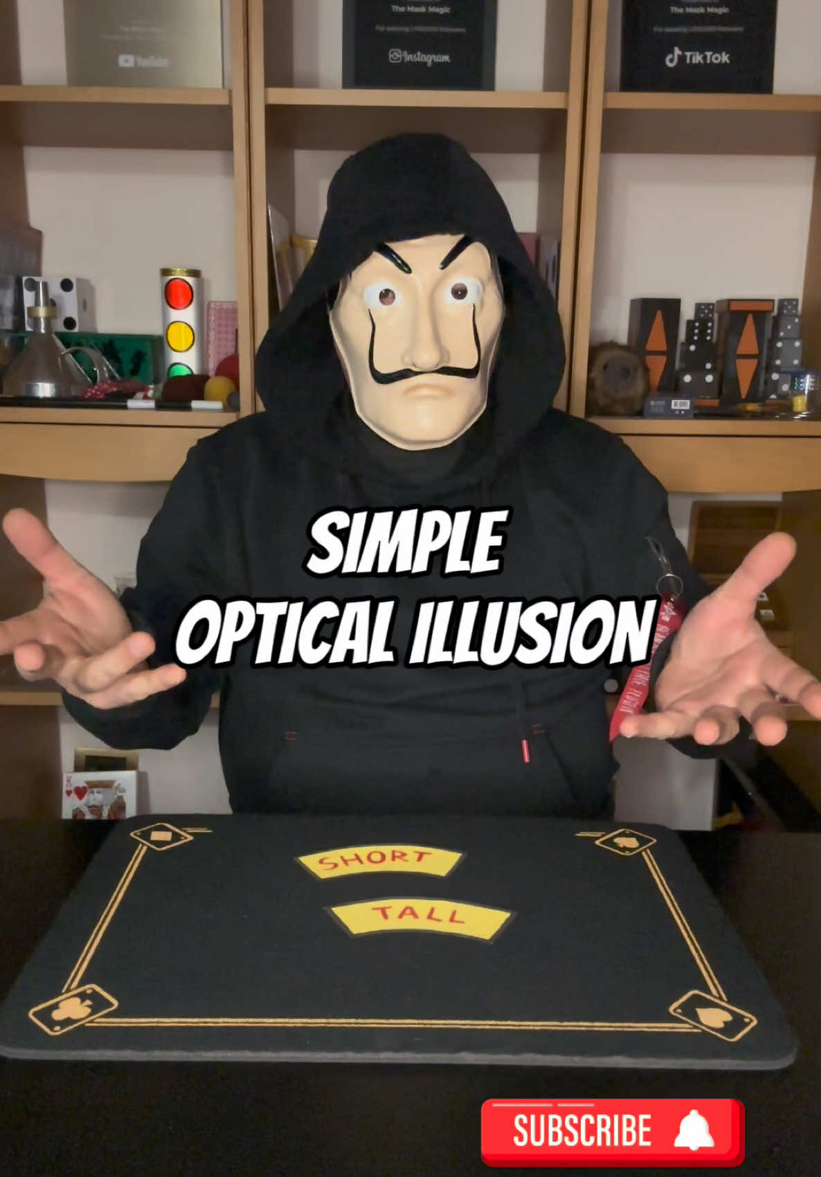 Simple Optical Illusion 😉😵‍💫 #opticalillusion #illusion #magic #tricks #foryou #magician 