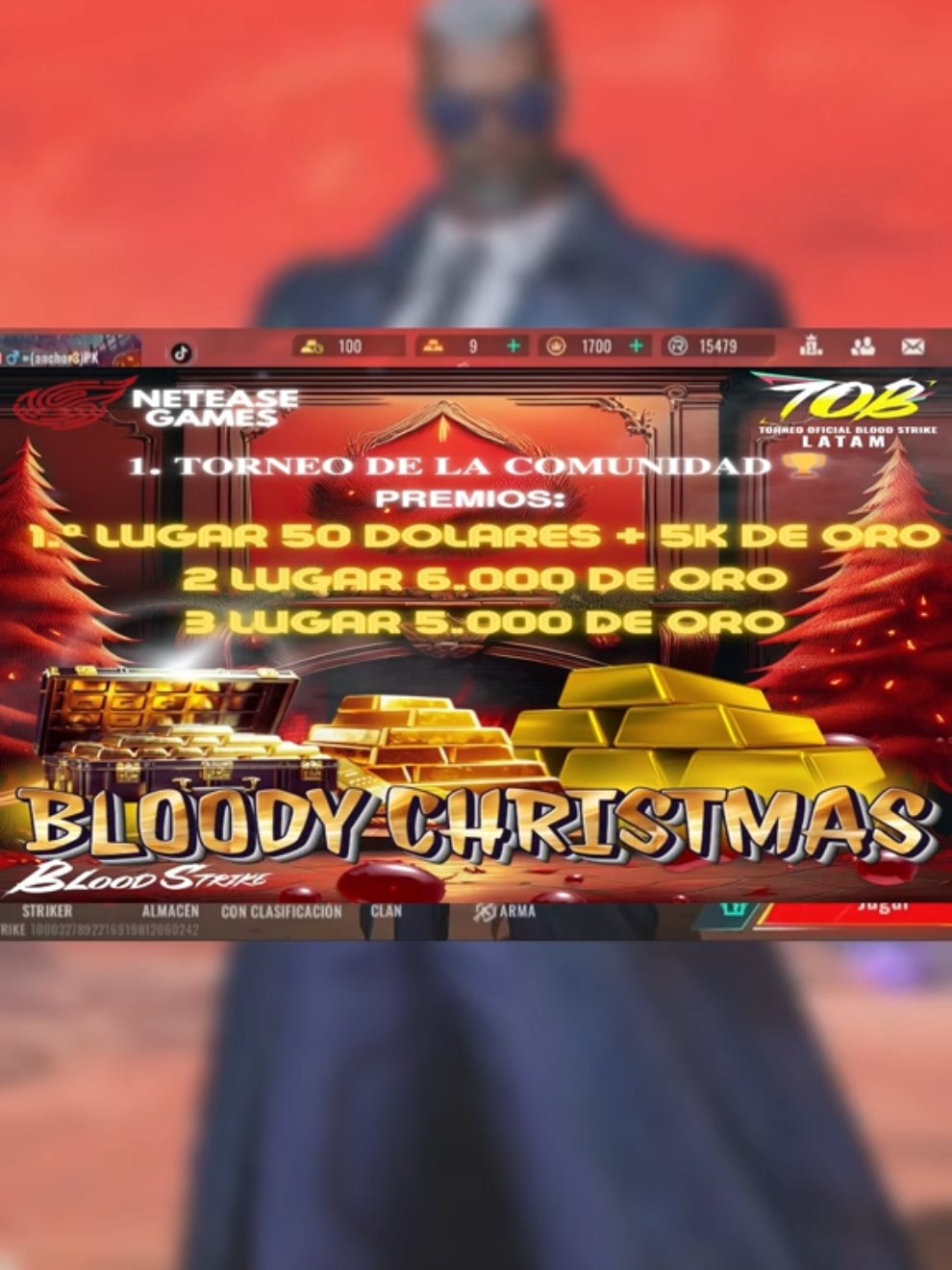 Fui invitado al Torneo BLOODY CHRISTMAS @adrenobs #BloodStrikeLATAM #torneobloodstrike ##bloodstrikeproject #casterbloodstrike