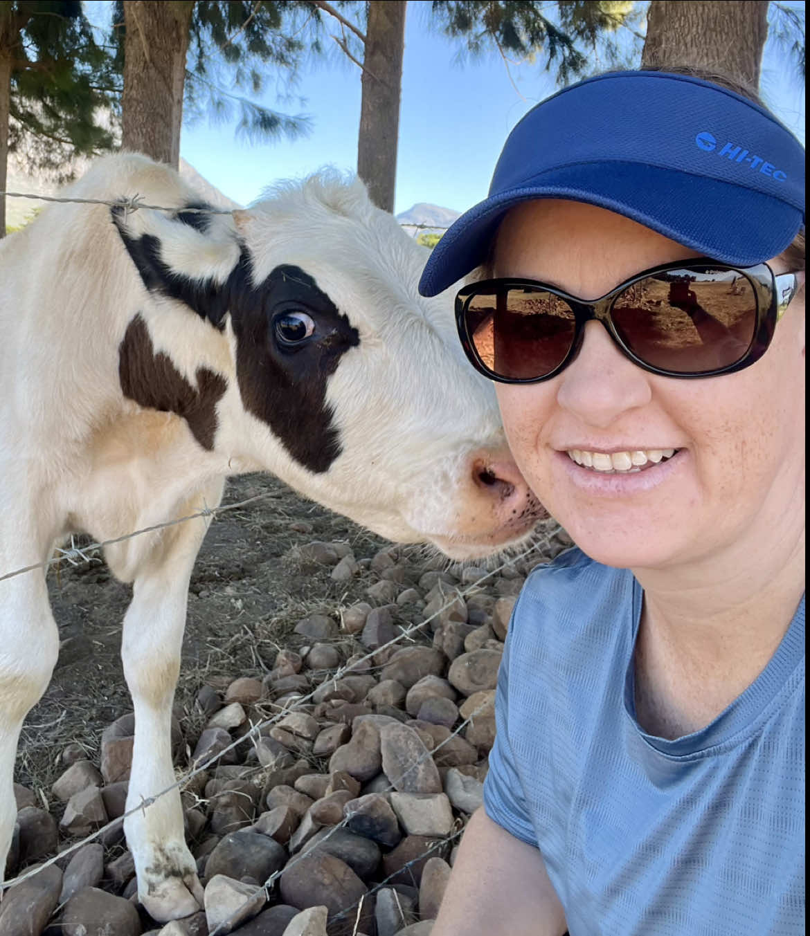 Trail run fun on the farm 🐄🫏🐎 #happyplace #trailrunning #fyp #countrygirl 