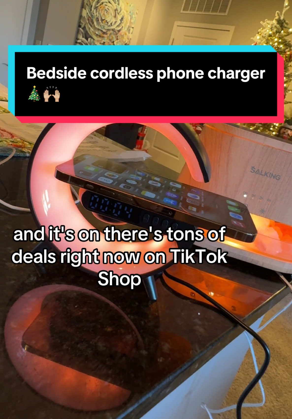 Nightlight, Bluetooth speaker, wireless phone charger ##WirelessPhoneCharger##PhoneCharger##CordlessPhoneCharger##BluetoothSpeaker##AlarmClock##Nightlight#tiktokshopholidayhauls##TikTokShopBlackFriday##TikTokShopCyberMonday##GiftIdeas2024