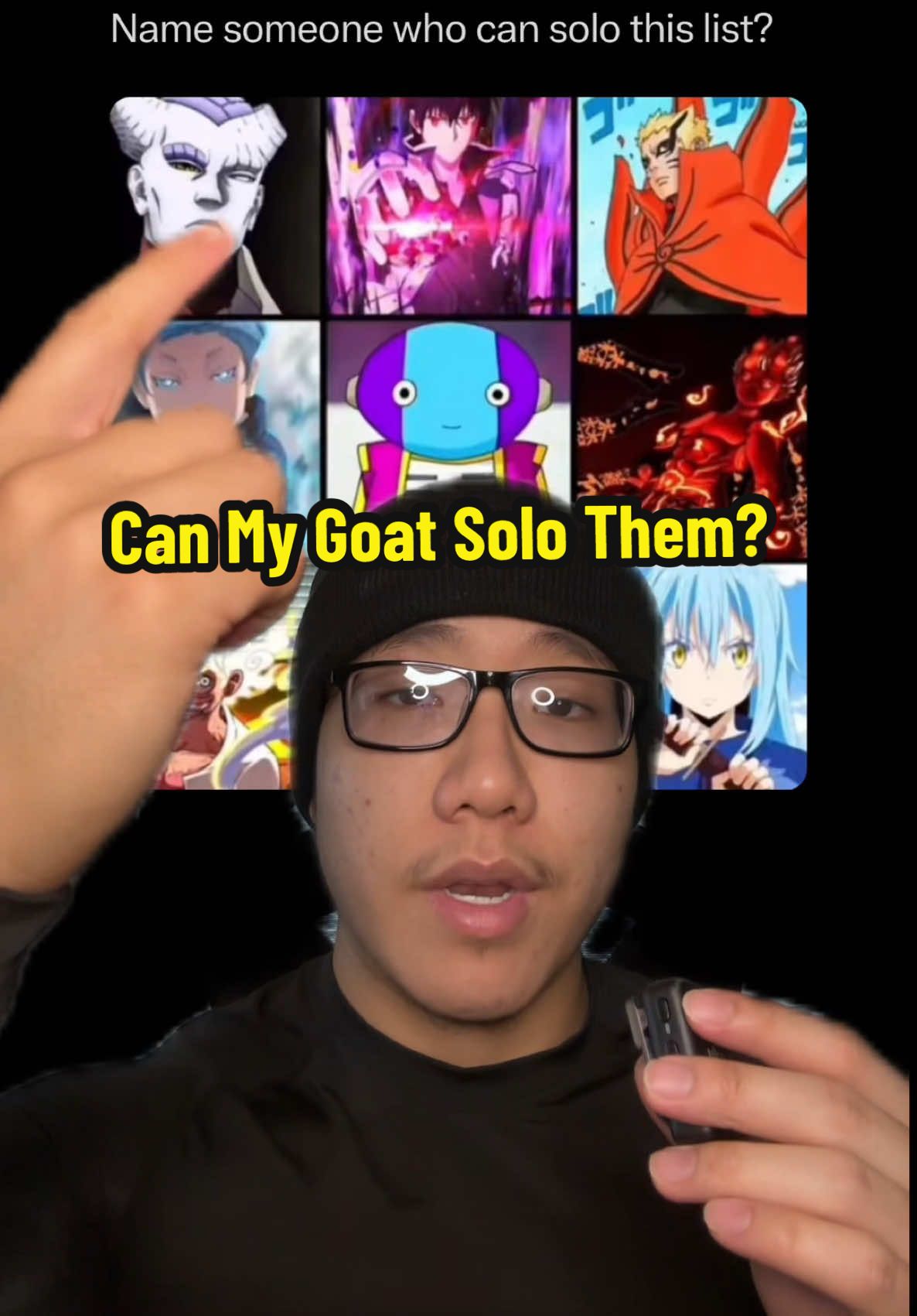 my goat solos all of them 😈 | #foryoupage #anime #weeb #otaku #animeedit #dragonball #sololeveling #xyzbca 