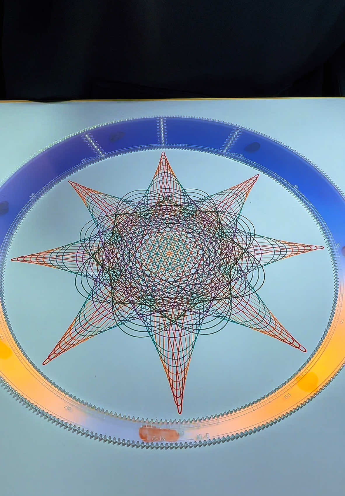 Mesmerizing Star with Intricate Lines #spirographshr #art #asmr #usa #foryou #satisfying #viral #spirograph #viral #pattern 