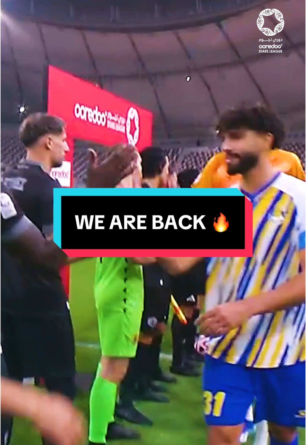 عُدنا لكم من جديد 🔙 الأسبوع الحادي عشر من #دوري_نجوم_أريدُ ينطلق السبت 👋 
️WE ARE BACK! 🔥 #OoredooStarsLeague week 11 coming 🔙⚽ #QSL #الدوري_القطري #كرة_القدم #QSLonTiktok #sportsontiktok #Football