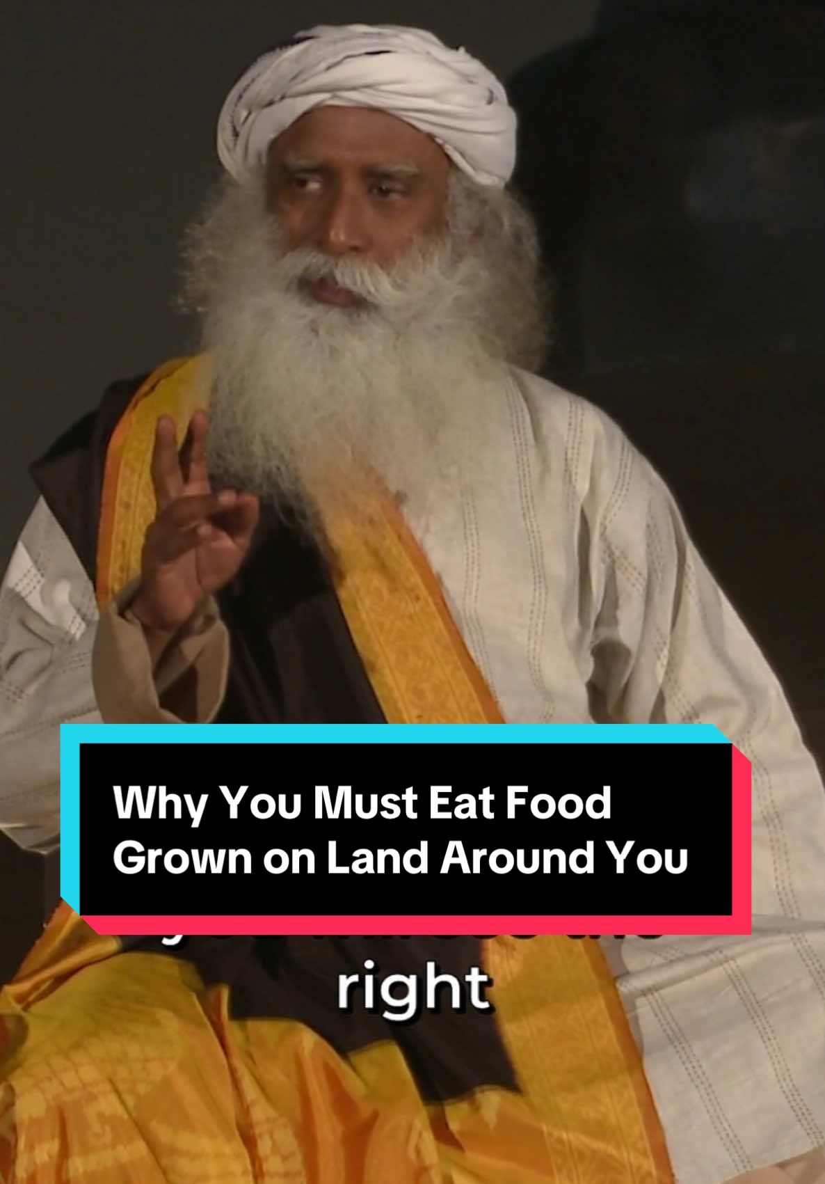 Why You Must Eat Food Grown on Land Around You  #food #farming #organic #nutrition #sadhguru 