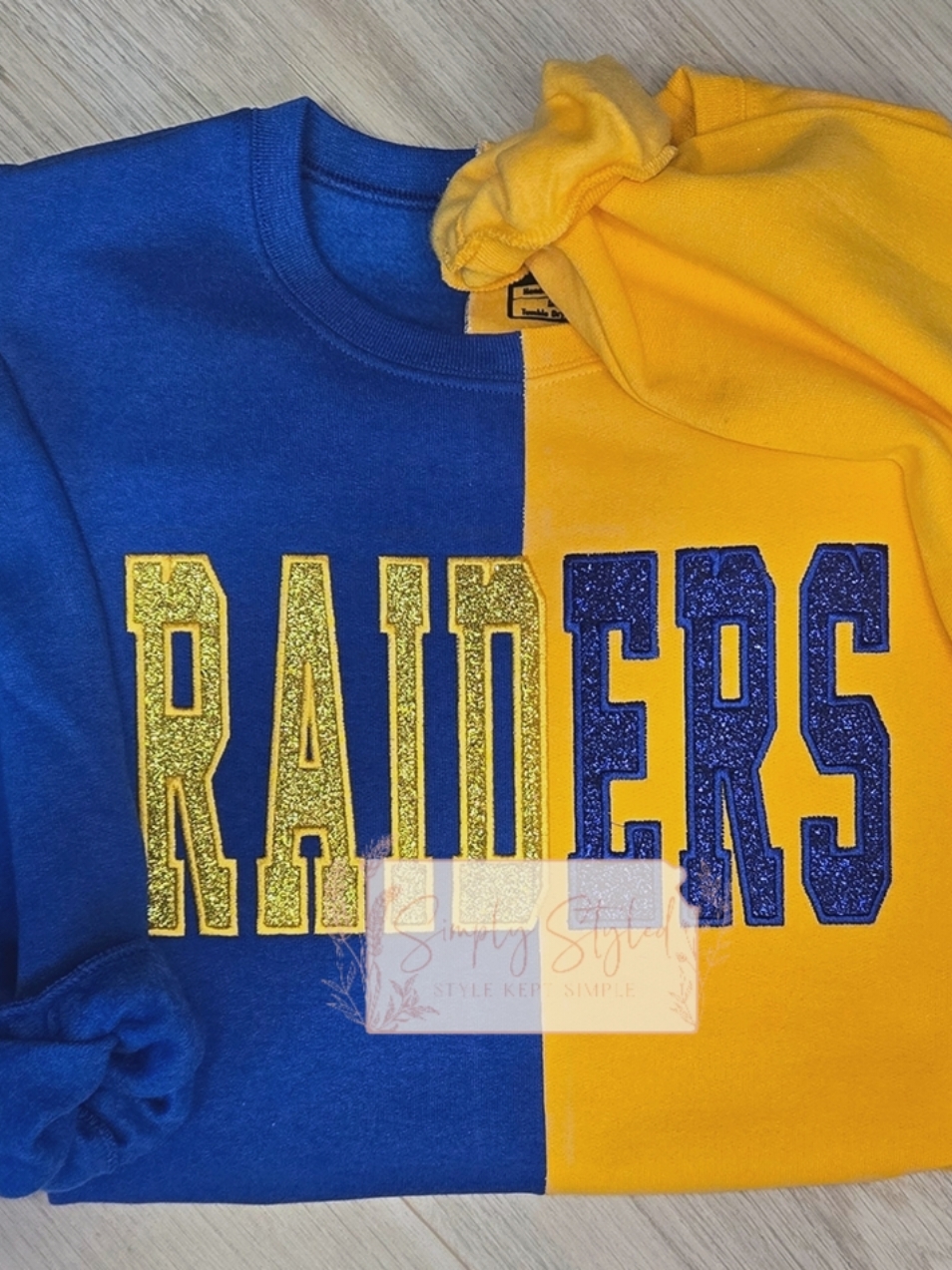 Shop now!  #customsweatshirt #embroidery #glitter #raiders #raidersnation #raidersfootball #sportsmom #stylishmom #sports #basketball #fyp #contentcreator #content #viral 