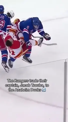 The #AnaheimDucks sent defenseman Urho Vaakanainen and a conditional 2025 fourth-round pick to the #NewYorkRangers for Trouba. #newyork #hockey #NHL 