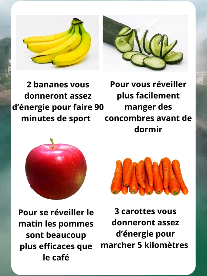 Quelques faits surprenant sur des fruits et légumes. #bienetreaunaturel #bienetre #santenaturelle #medecinenaturelle #medecinedouce #goodhealth007  #banane #pomme #carotte #concombres #fruits #légumes #naturopathie #santé #remede #remedenaturel 