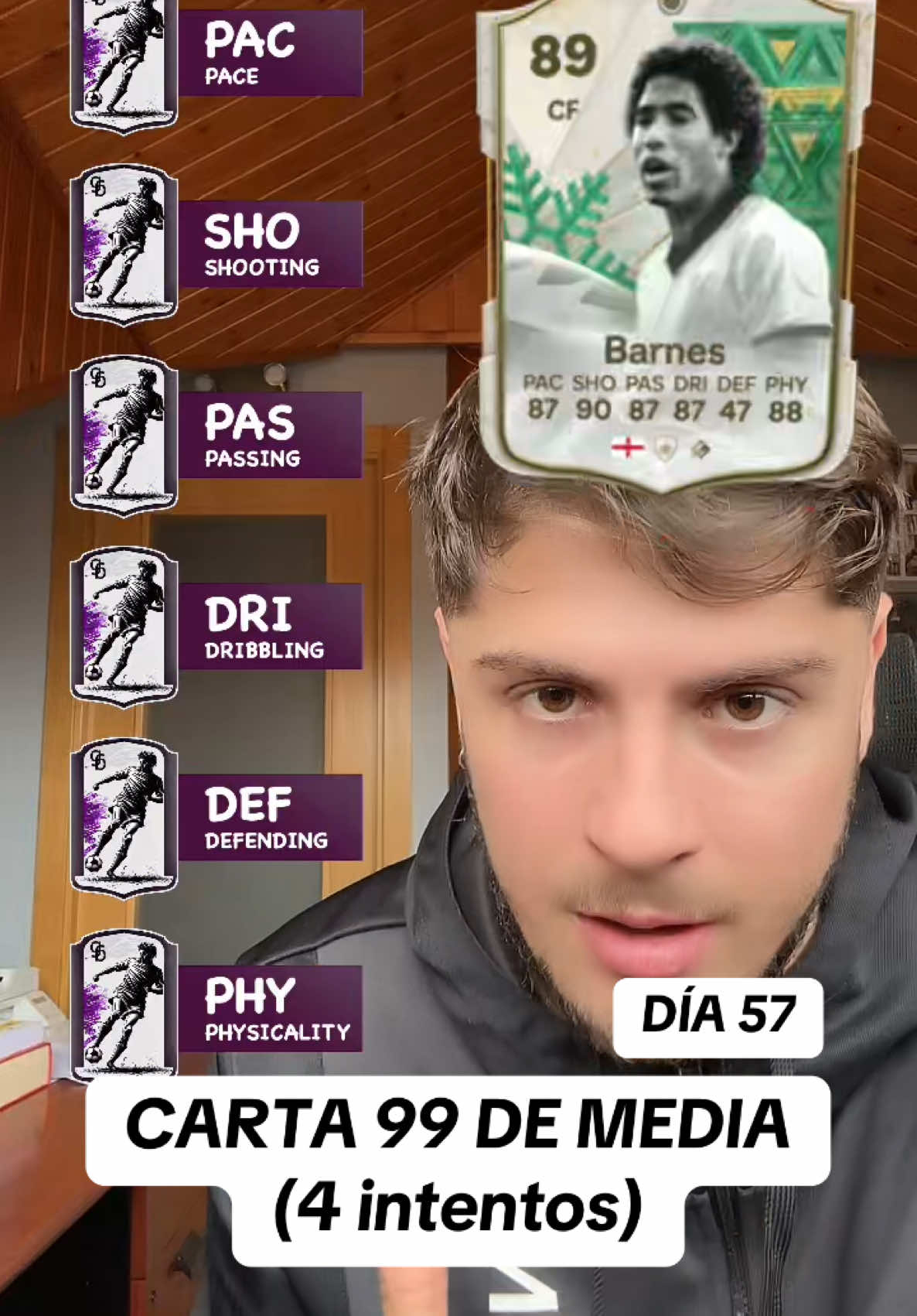 CARTA 99 DE MEDIA‼️‼️ #reto #filtro #99 #cards #fifa 