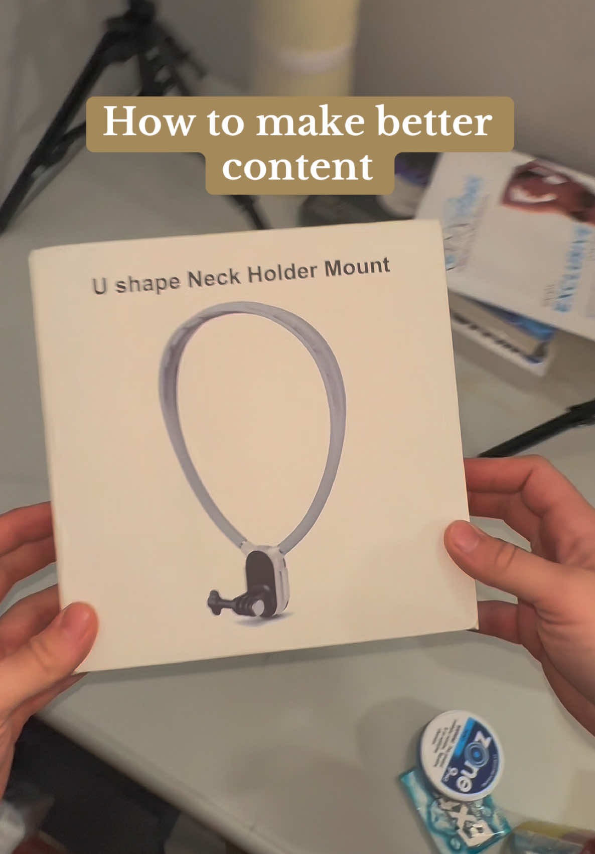 These things are great for making videos for better content #contentquality #neckphoneholder #phoneholder #contentcreationtips 