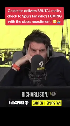 I do not own this video or the voices in the video. 🎥 Credit #talksport #PremierLeague #spurs 