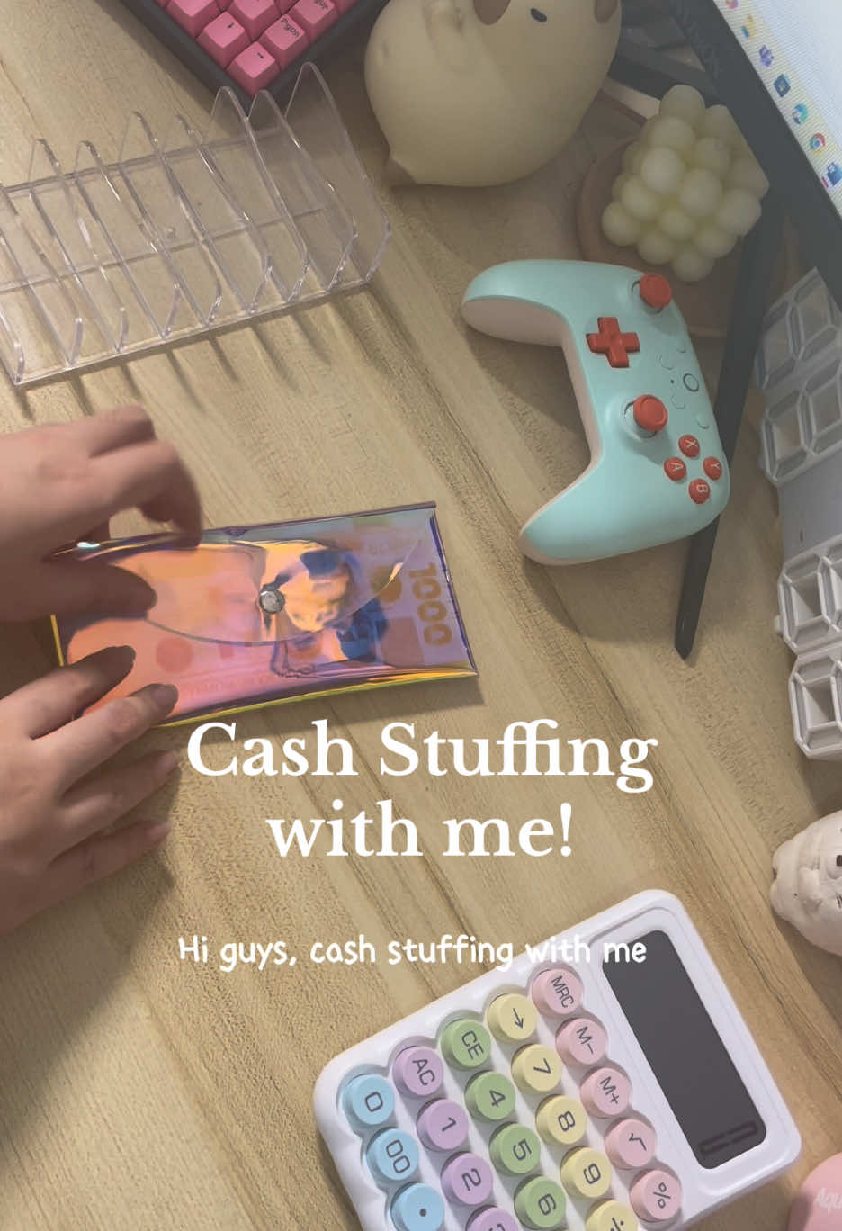 Cash Stuffing with me this December! #fyp #cashstuffing #budgeting #cashstuff #asmr #cashasmr #budget #cashenvelopes #fyp