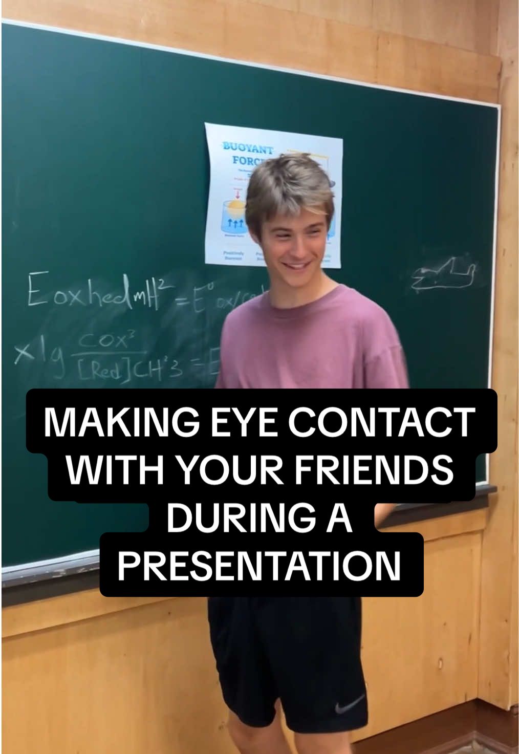 if I'm on the spot you better not be in the same room as me @krab_videos #americanhighshorts #presenting #publicspeaking #friends #highschool 