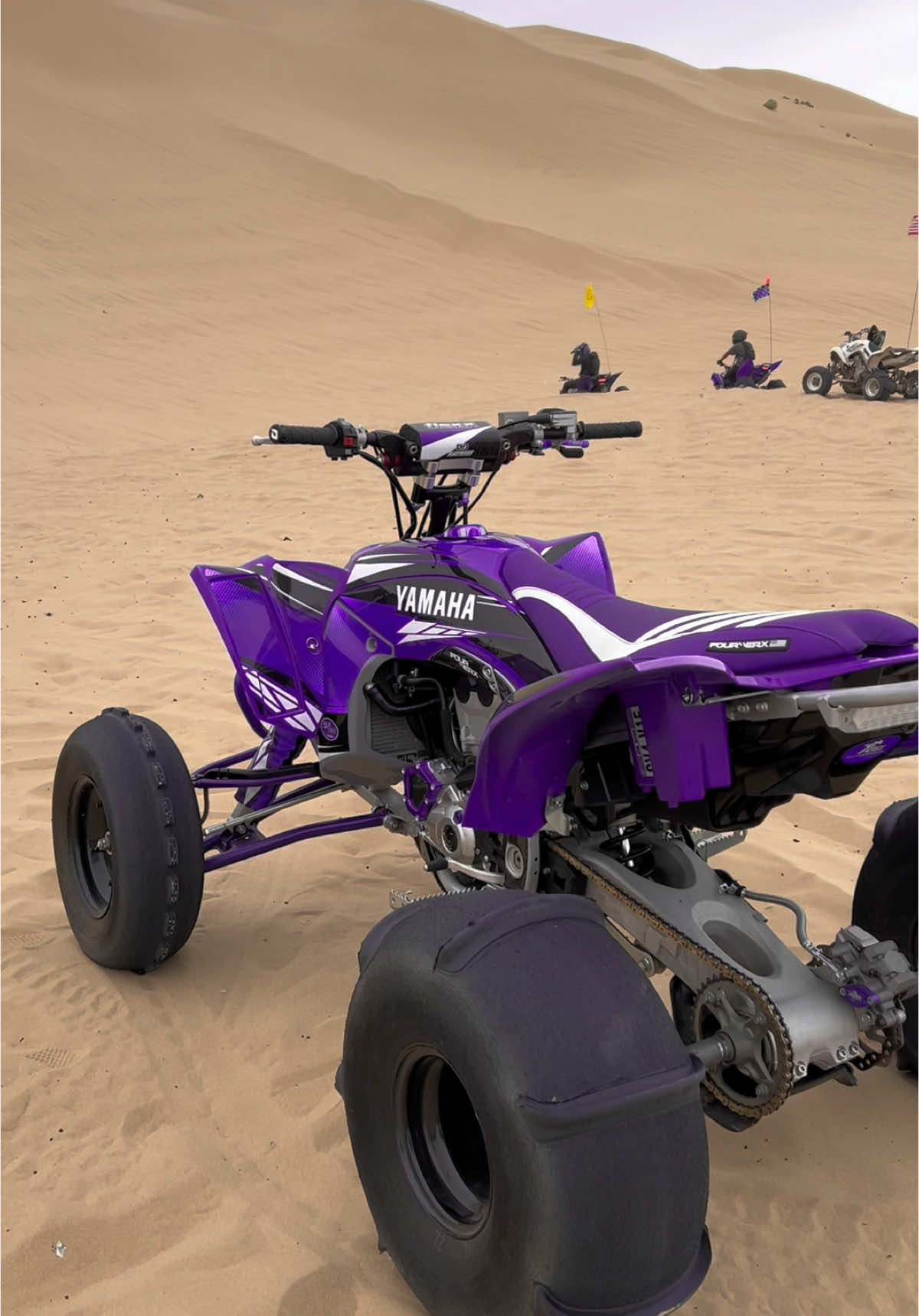 🏁😈Purple Bacon😈🏁 #duneanddestroy #Glamis #dunetok #sportquad #foryoupage #4yp #yfztakeover #duner #fypシ #yamaha #glamishub #yfz450r #yamahayfz450r #glamis #glamisduners #dunetoy 