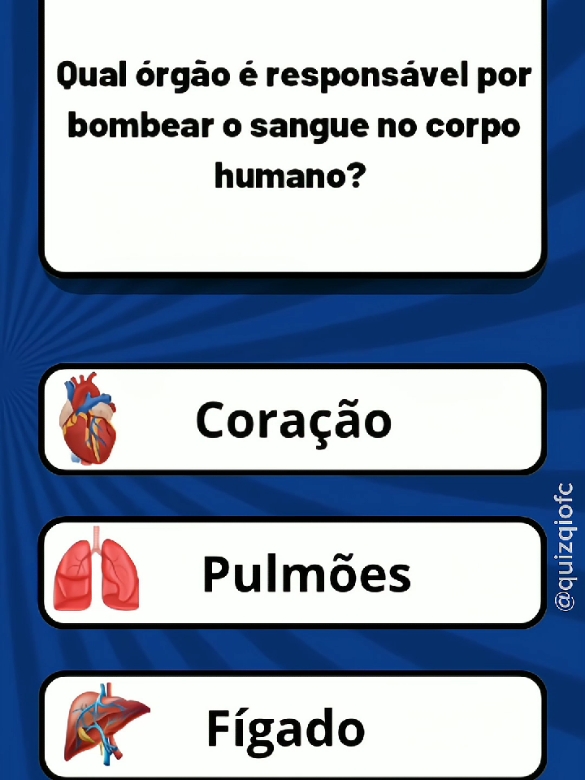 quiz sobre o corpo humano. teste seu conhecimento com esse quiz e descubra algo novo! #quiz #perguntas #conhecimento #perguntaserespostas #quiztime 