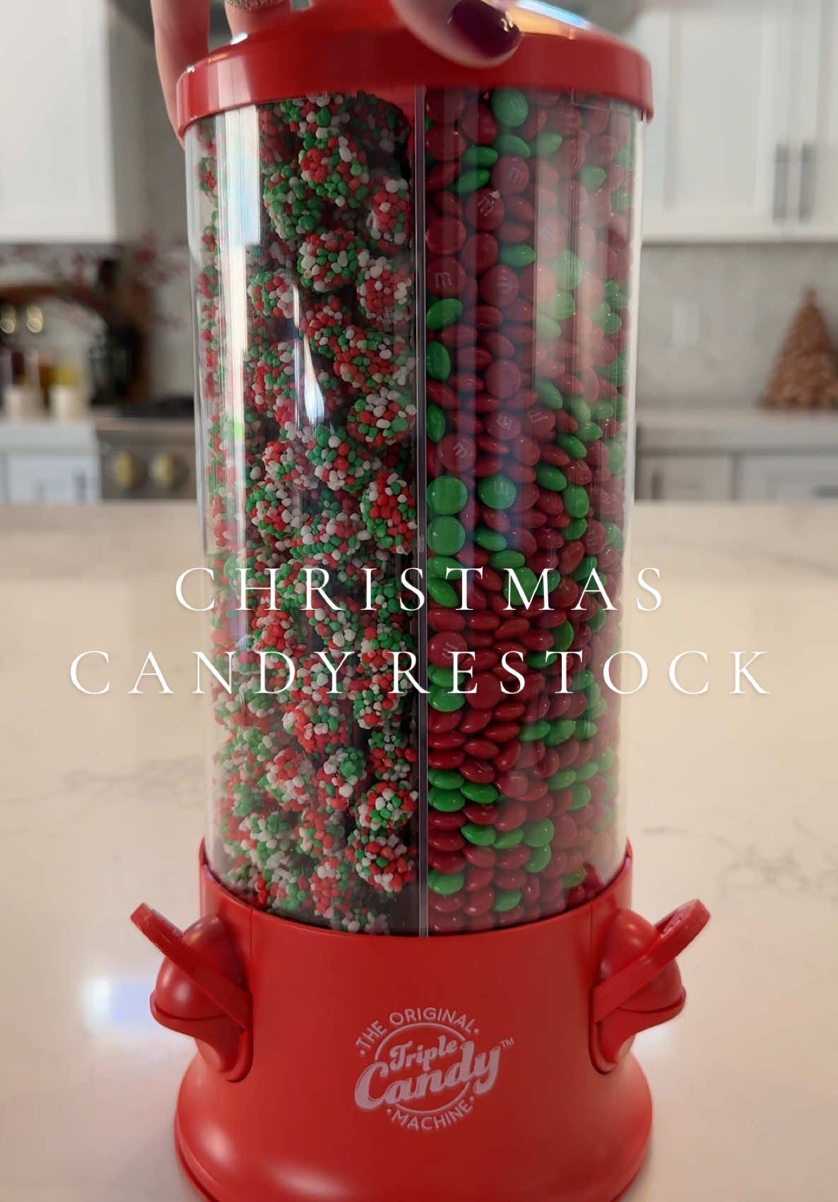 Christmas candy restock! 🎄🍭♥️ #christmas #christmastiktok #candytok #christmascandy #candysalad #asmr #restock #restockasmr #christmasvibes #holidayseason #trufrupartner @Trü Frü 