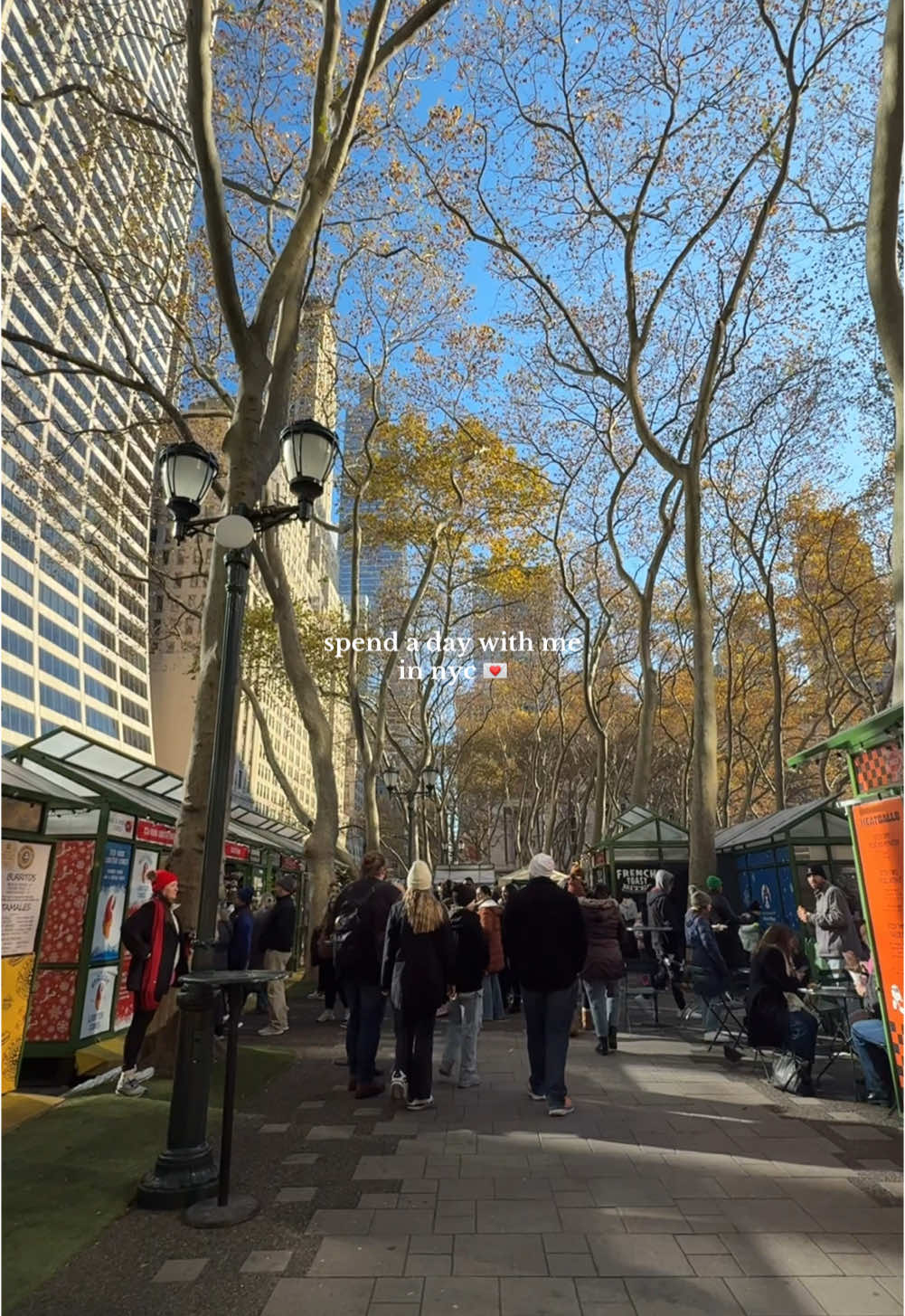 bryant park is a must during christmas 👌🏻 #fyp #newyork #newyorkcity #nyc #travel #nyctravel #rockefellercenter #radiocitymusichall #eastvillagenyc @Johnny  