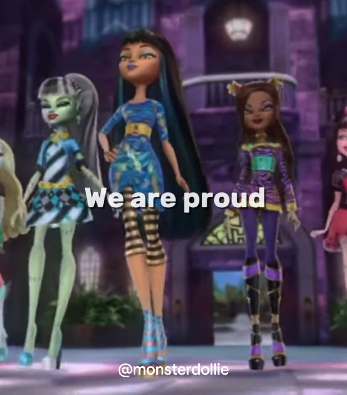 We are monsters💋🧟‍♀️ we are proud!!😍#monsterhigh #monsterhighedit #monsterhighdolls #monsterhighcollection #monsterhighcontent #viralvideo #fyp #trend #blowthisup #viral 