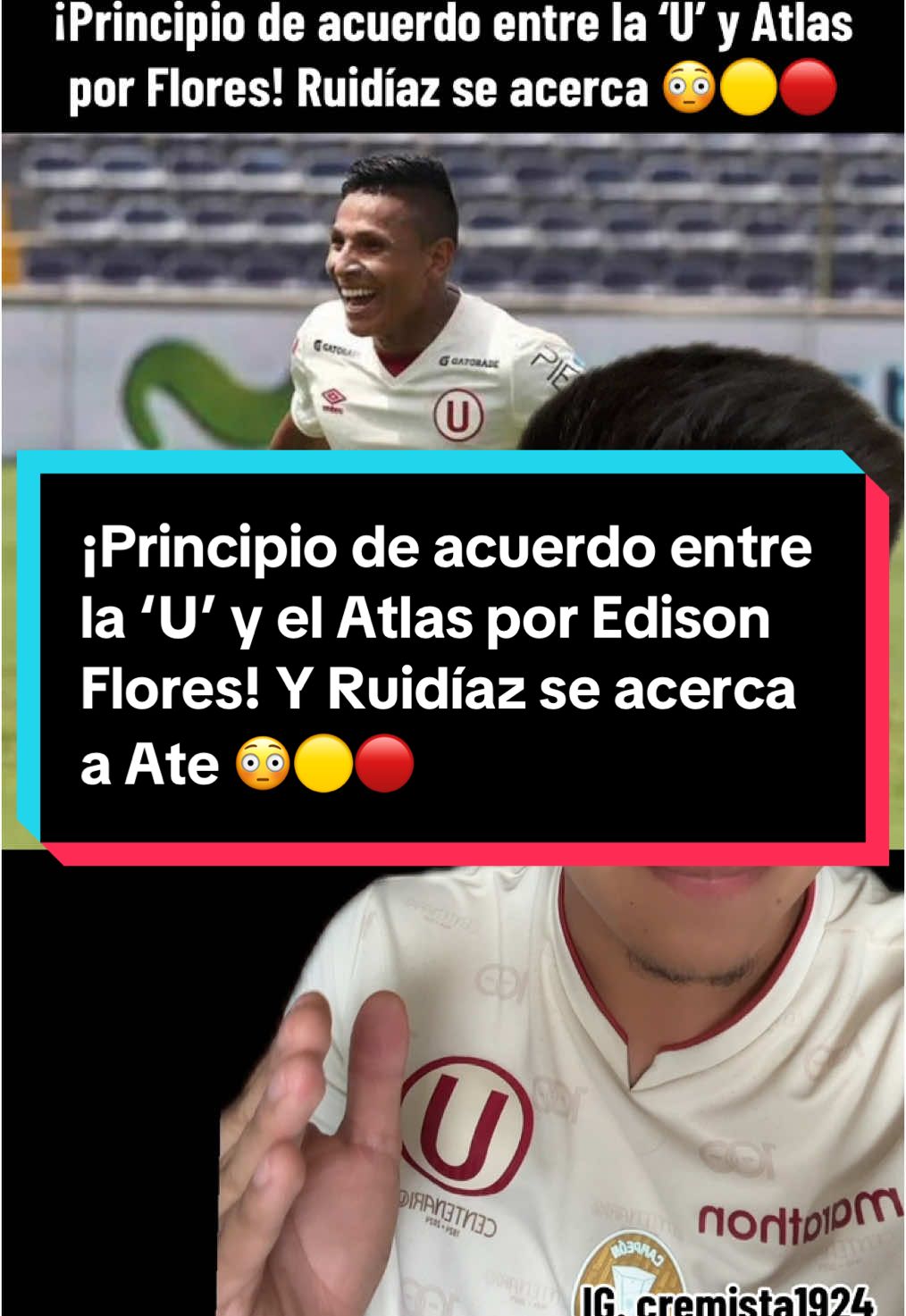 ¿Como hacerme feliz en menos de 6 horas? Pues es tan simple como esto 🥹🟡🔴. Síganme para más, BICAMPEONES ⭐️💛❤️🏆🏆. IG. cremista1924 ✅. #universitariodedeportes #cremista1924 #trincheranorte #barraoriente #ydaleu #garracrema #soyhinchacrema #los100delúnicogrande #liga1 #futbolperuano #futbol #Soccer #fyp #greenscreen 