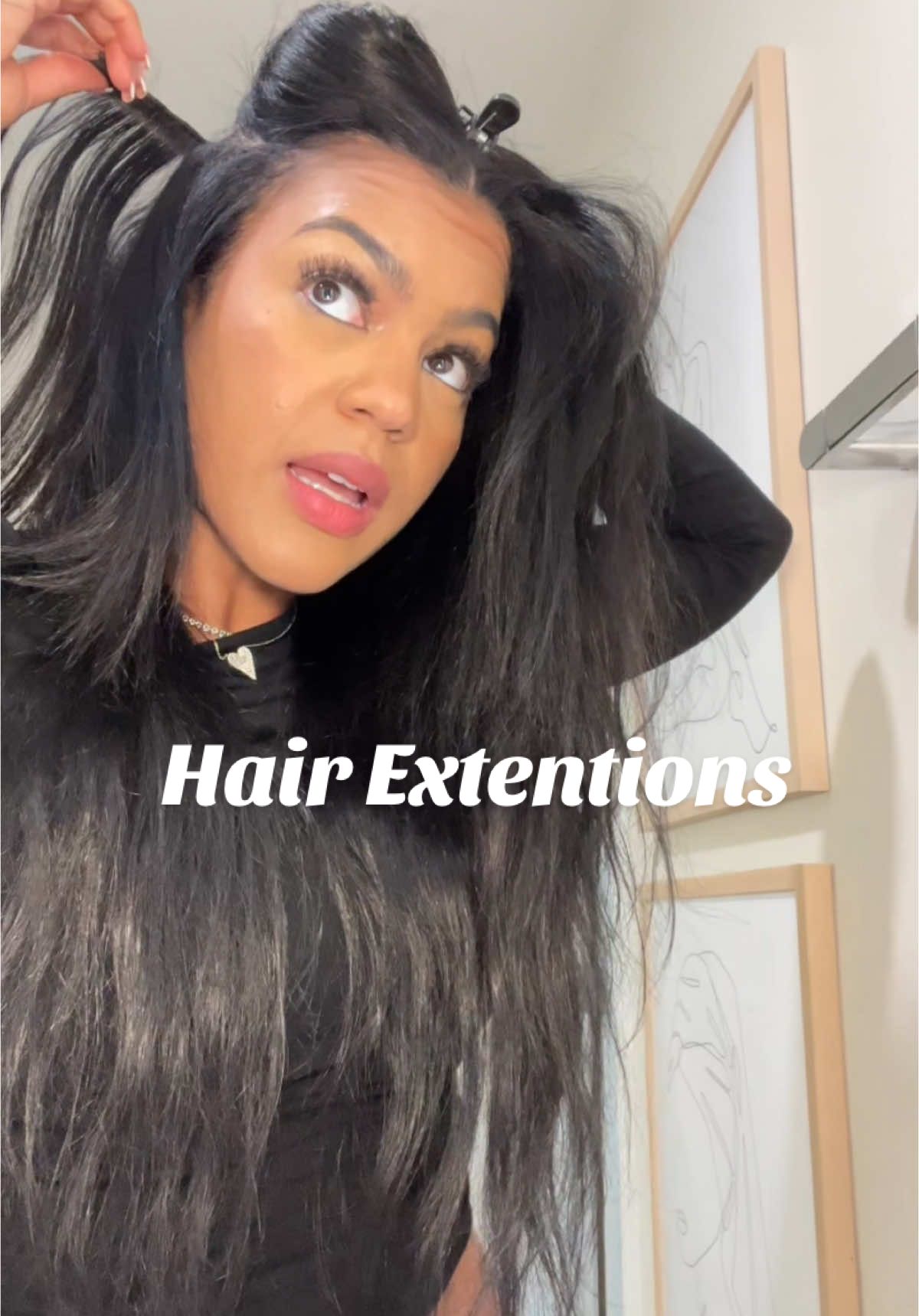 Hair extentions: @YoxohairLLC  Double sided tape: Amazon 