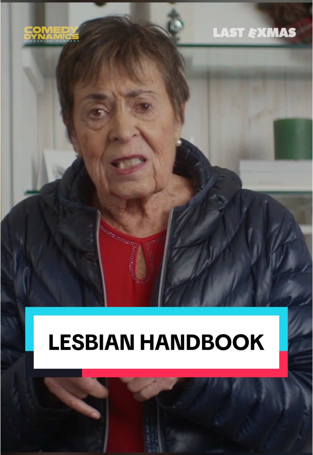 Time to pull out the lesbian handbook 🎄 Last Exmas is OUT NOW on Apple TV, Amazon Prime Video, YouTube, Google Play, and more! Maggie & Julianne’s bitter breakup led them down different paths until they unexpectedly rekindle the spark during a visit to their hometown for the holidays. Are they meant to be or is it just the magic of the season? Maggie and Julianne will have to navigate their feelings, the gossiping town, and ghosts of exes past to find out. #comedydynamics #comedyfilm #lastexmas #lgbtqfilm #lgbtqholiday #holidaymovies #christmas #happyholidays #carolers #drag 