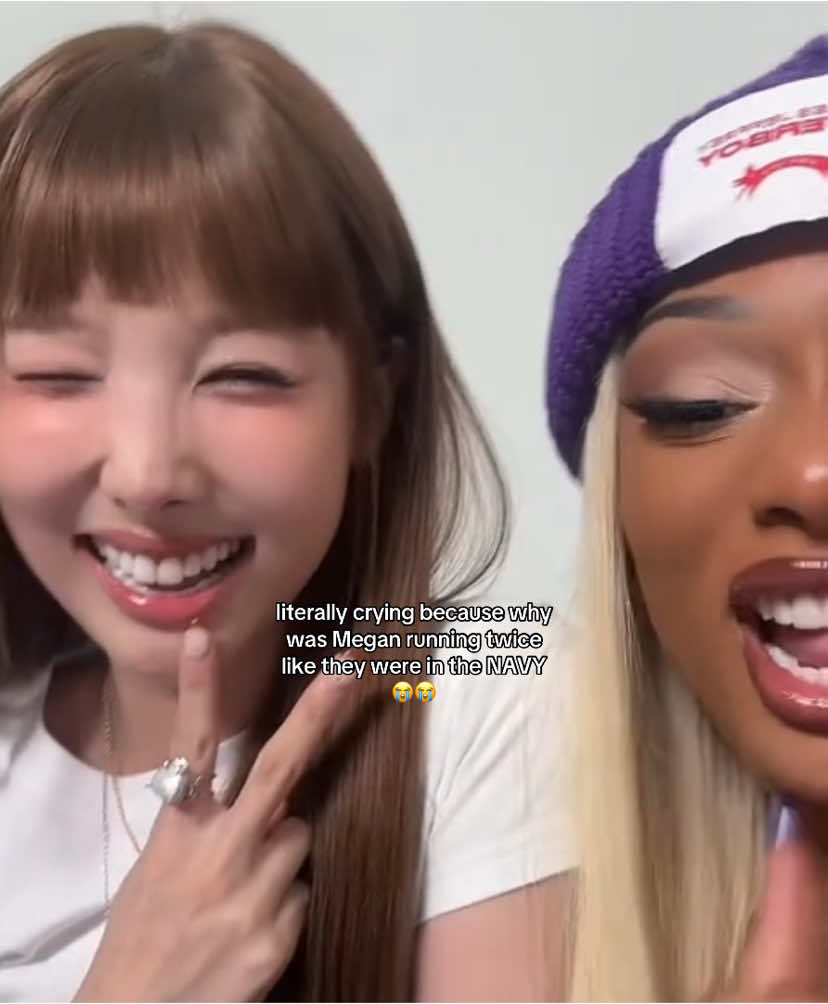 ‘who are you..say your name’ ‘now do something cute’ SHE WAS TAKING THIS SERIOUS #megantheestallion #twice 