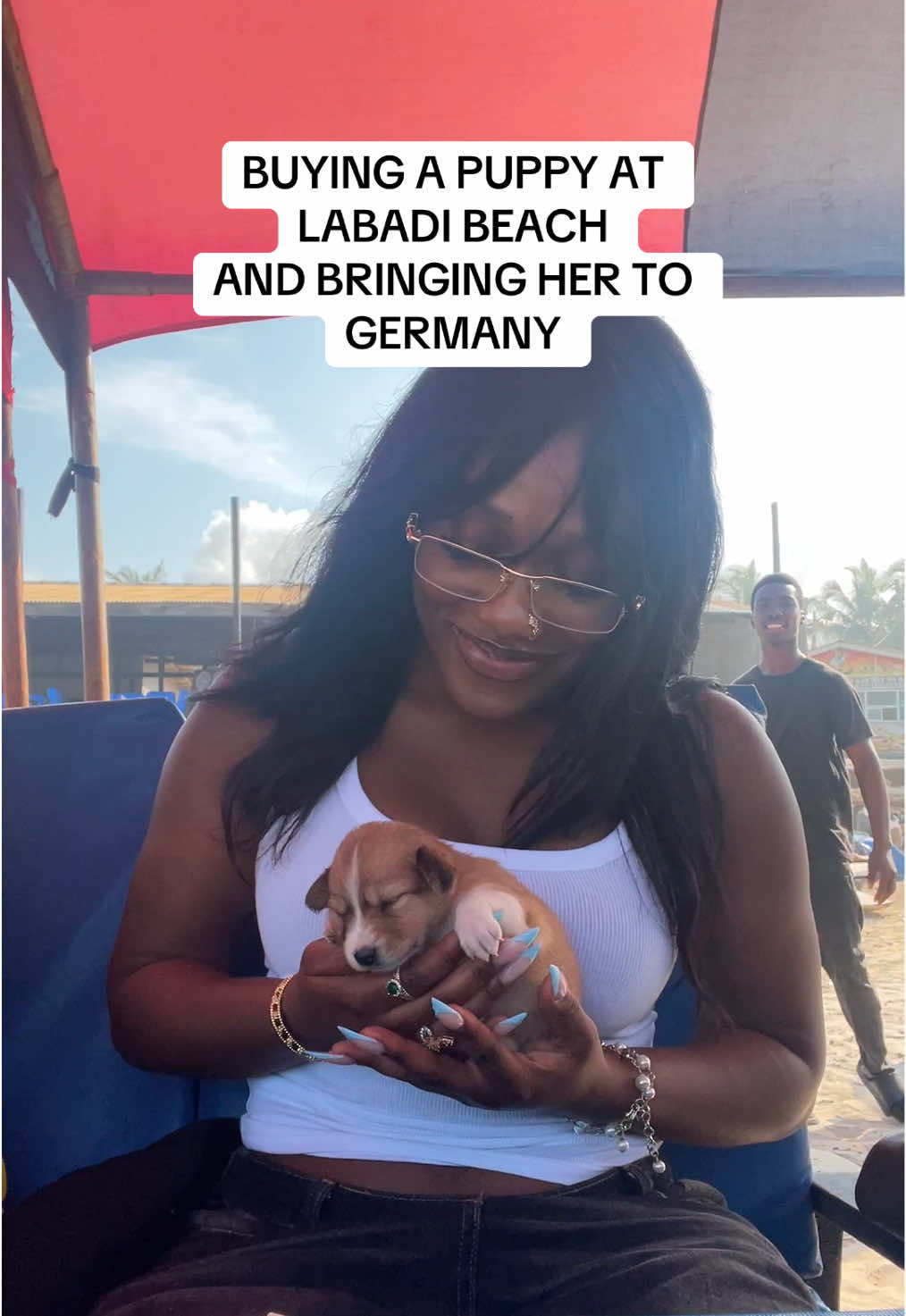 the story of diva💅🏾😂 from labadi to germany🥹 #fyp #foryouu #ghana #ghanatiktok🇬🇭 #labadibeach🏝🏖 #dog #dogsoftiktok #dogmom #viral_video #blackgirl 