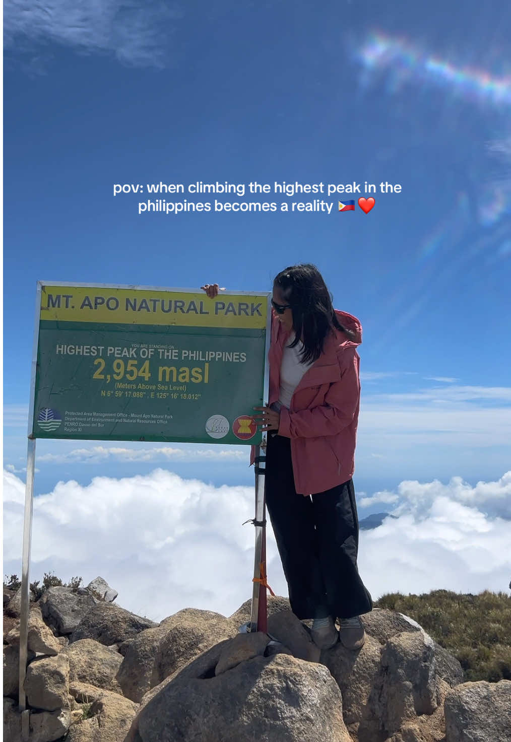 Living in an answered prayer. I appreciate everyone’s well wishes ❤️ Can’t wait to share with you all my Mt Apo experience 🥹 #mtapo #mtapoadventure #hikingadventure #Hiking #hikingph #akyatbundok 