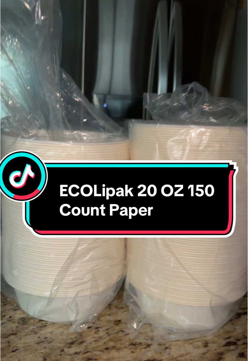 ECOLipak 20 OZ 150 Count Paper #paperbowl #bowls #leakresistant #ecofriendly #microwavesafe #foryourpage #TikTokShop #tiktokfinds 