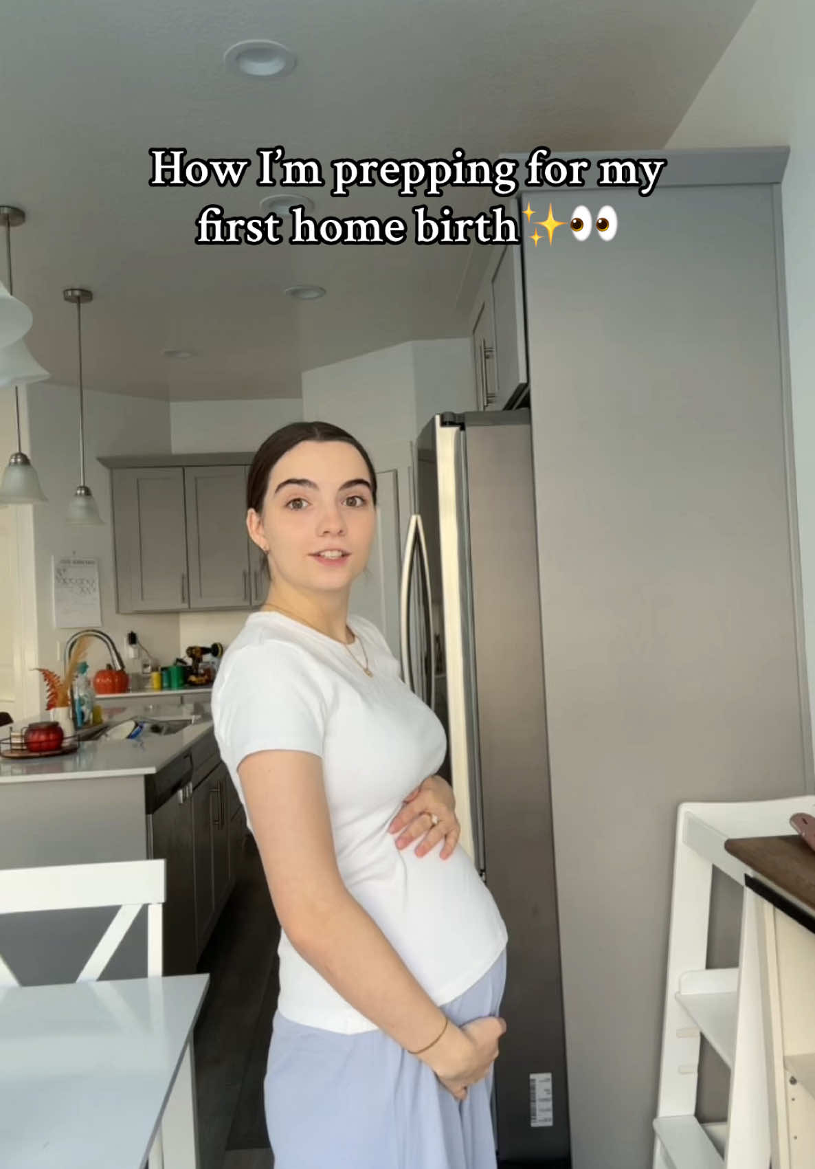 Give me all your home birth tips❤️ (phone case 🔗 to video) #yogawithtorras @TORRAS US #mom #pregnant 