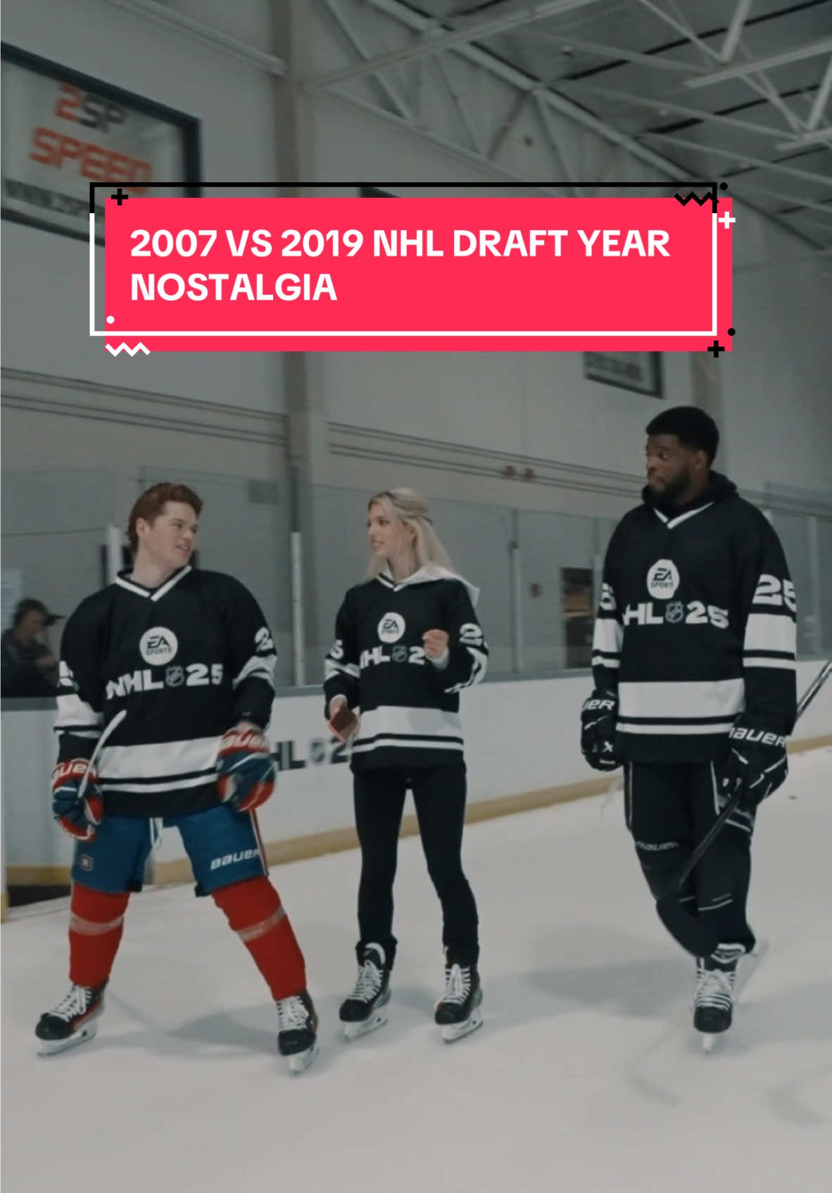 Two different draft years, so much nostalgia 🏒 @EASPORTSNHL #NHL25 #EAPartner #NHL #hockey #interview #PKSubban #ColeCaufield #sports #michigan #athlete 