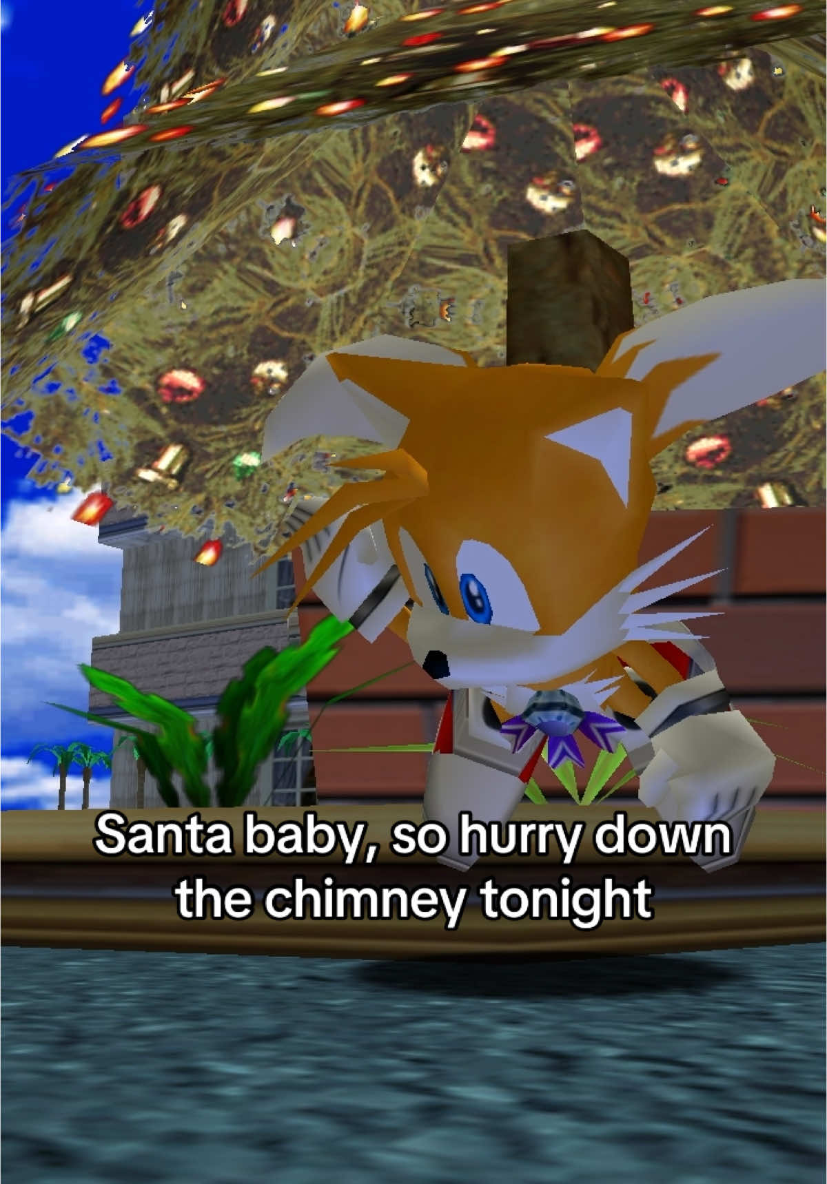 SANTA BABY 2: 2 FAST 2 TAILS 🗣️🗣️🗣️🔥🔥🔥#santababy #lyrics #sonicthehedgehog #brainrot #skibidi #sonicsinging #christmas #laufey #yzma 