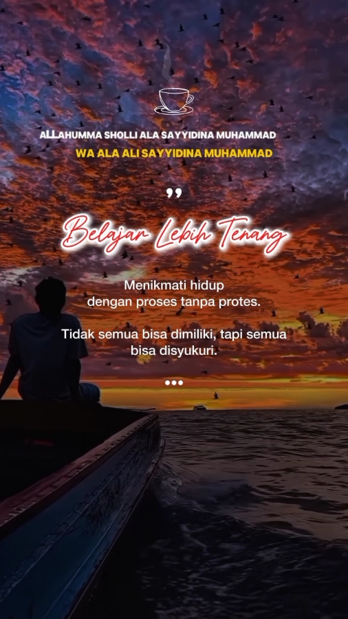 belajar lebih tenang  #katakata #motivation #ilunss16 