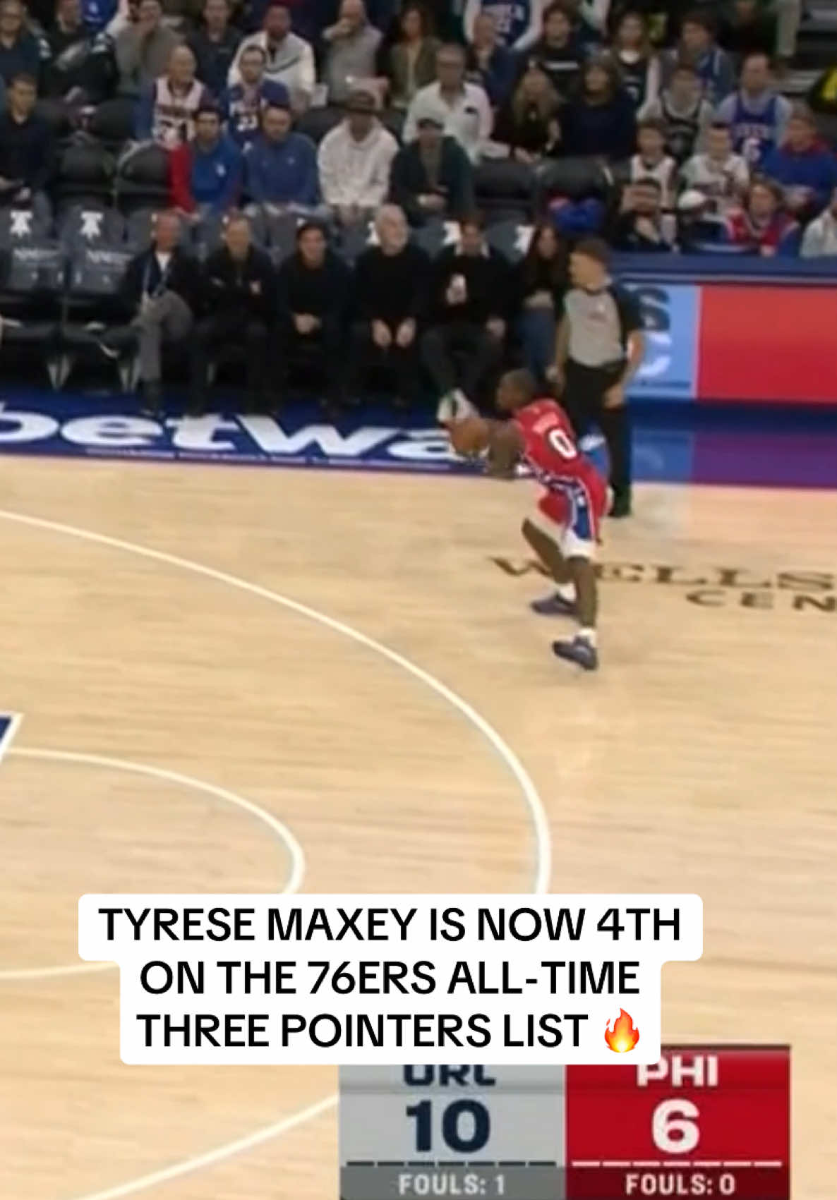 #TyreseMaxey is only in his fifth season 😱 #NBA #basketball #sixers #philly 