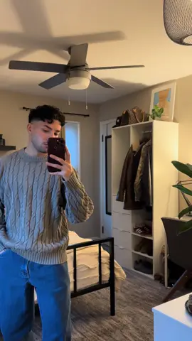 todays fit 🙂‍↕️ bringing all the sweaters out this week  #OOTD #ootdfashion #outfitinspo #outfitideas #menstyle #menfashion #winterfashion #winterfit #thrifted #fitcheck #trending #badbunny 