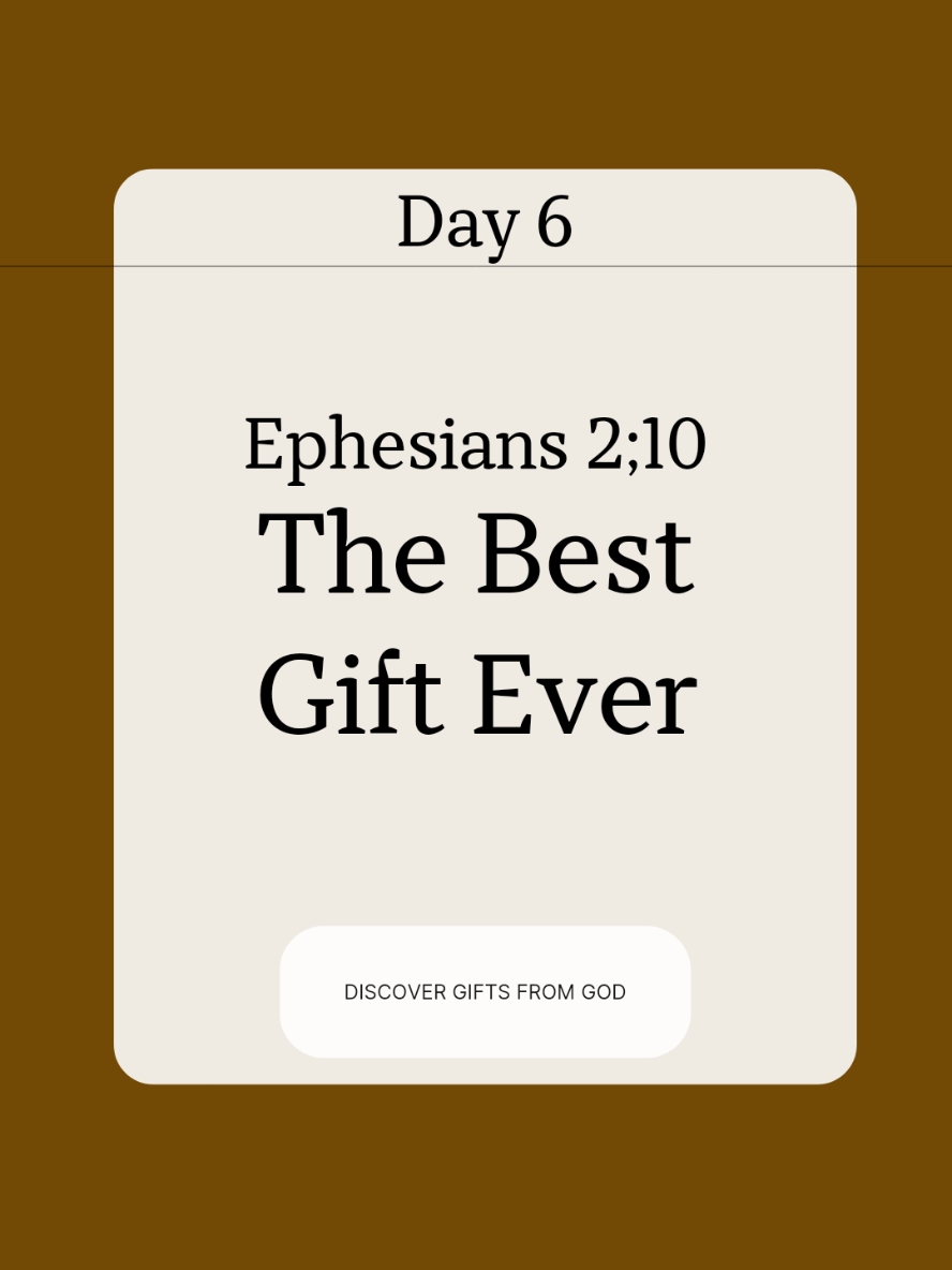 Before Bed, Epheaians 2:10 P U R P O S E For we are God's handiwork, created in Christ Jesus to do good works, which God prepared in advance for us to do.” Amen.  #bibleverse #day6 #gift #abundance #fyp 