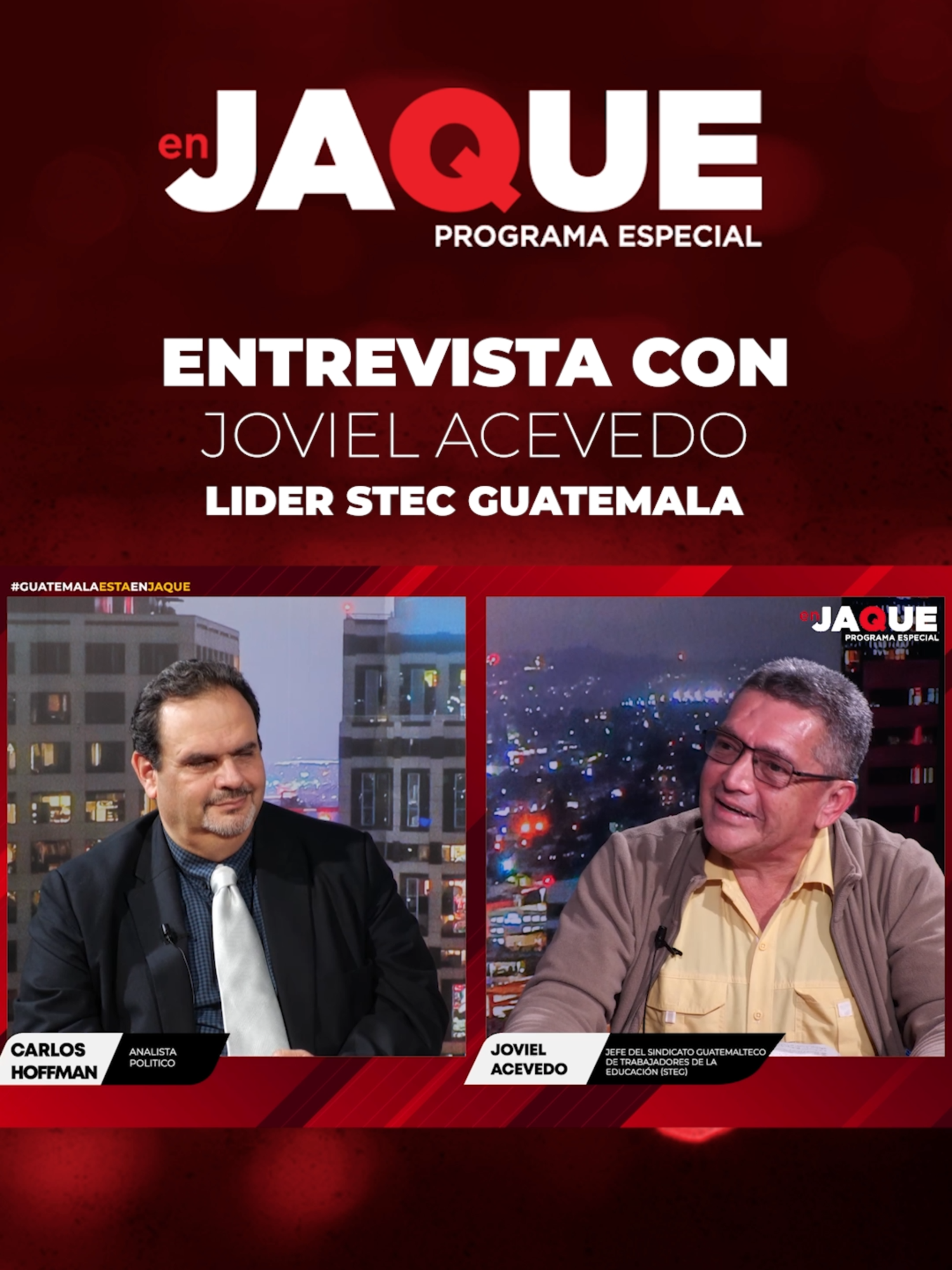 En jaque en entrevista con Joviel Acevedo #Guatemala #Guate #GT #Gobierno #Semilla #Bernardo #Arevalo #Viral #Parati #PartiGT