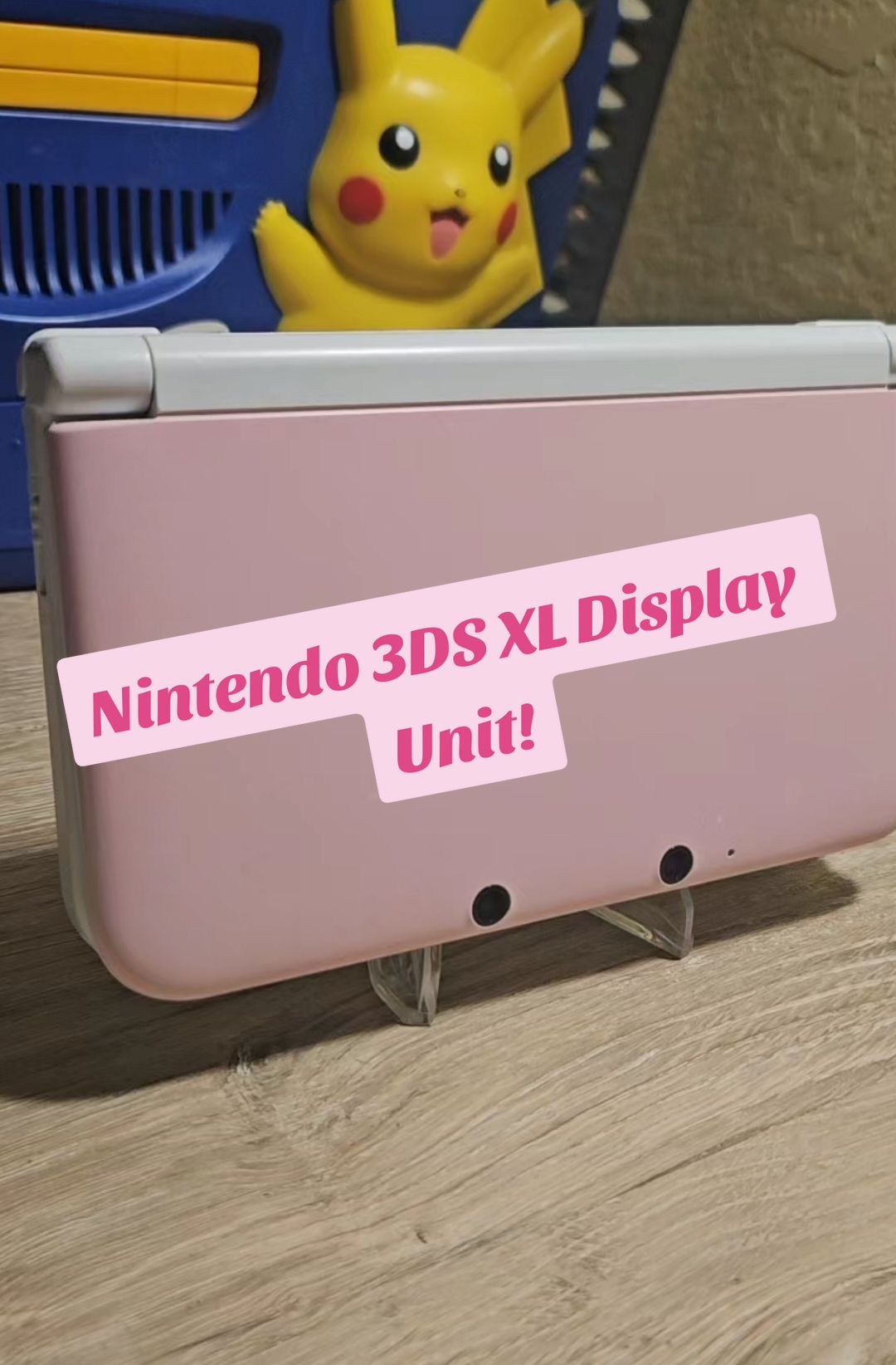 Nintendo 3DS XL Display Unit! These were display consoles in stores to show off tech demos, videos, and promotions. They were supposed to be given back to Nintendo to be destroyed, but some slipped through the cracks. The pink and white Variant is especially rare for display units, and some people even say that display units didn't come in pink and white. So this console is especially rare and very cool! If you have any questions, leave a comment! I'll reply!  #Nintendo #Nintendo3DS #videogames #retro #fyp #viral #任天堂 