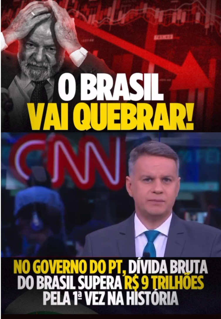 Dívida do Brasil explode: R$ 9 trilhões e contando! #EconomiaBrasil #DívidaPública #DívidaBrasileira #GovernoLula #CriseEconômica #PIB #brasil2024