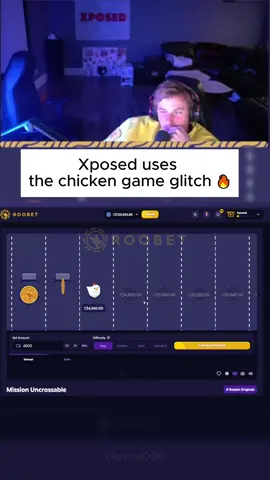 Xposed uses the chicken game glitch #viral