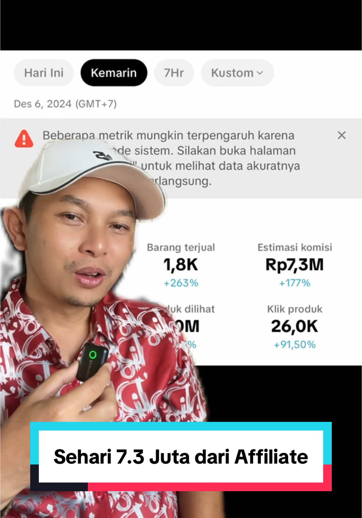 Sehari dapat Komisi 7.3 Juta dari Tiktok Affiliate. #tiktokaffiliate #affiliatetiktok #belajaraffiliatetiktok #cuantiktoklite #komisitiktokaffiliate #timonadiyoso 