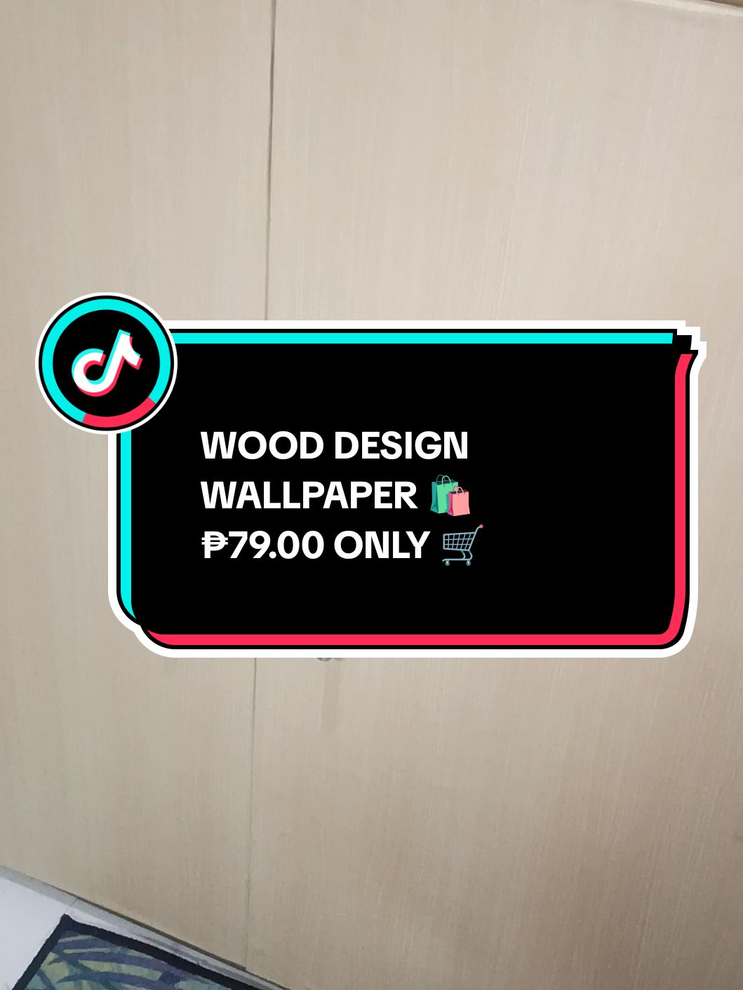 WOOD DESIGN WALLPAPER 🛍️  SELF ADHESIVE ✅  ₱79.00 Pesos Only 🛒  #wallpaper #wooddesign #wallpaperselfadhesive 